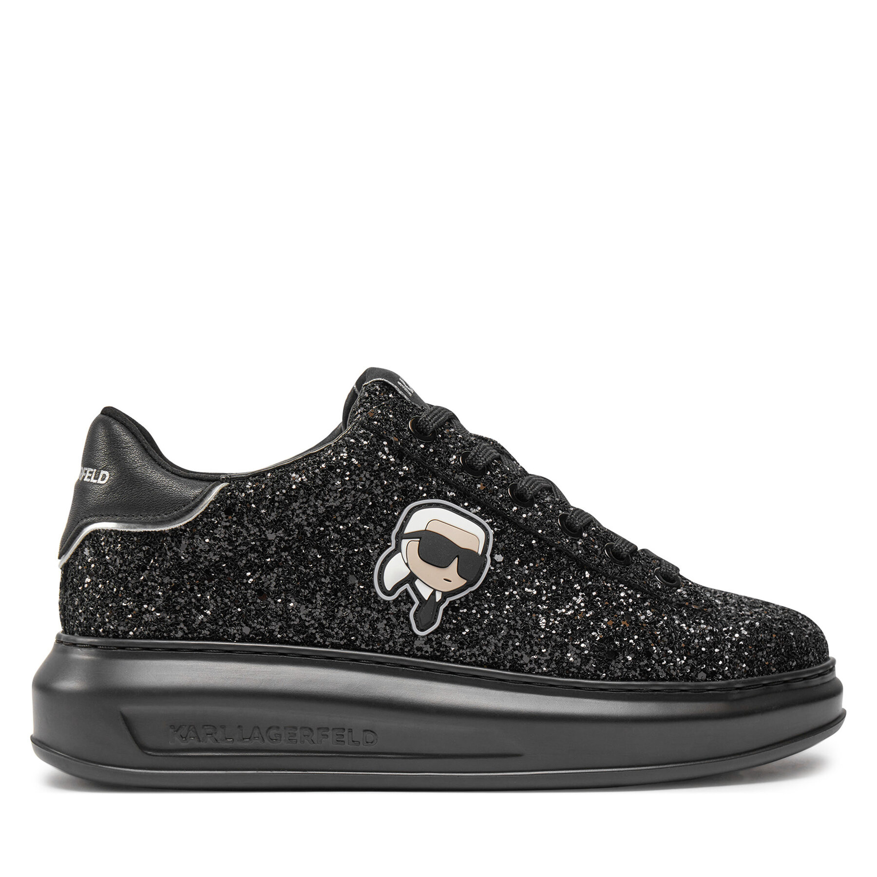 KARL LAGERFELD Sneakersy KL62573N Czarny