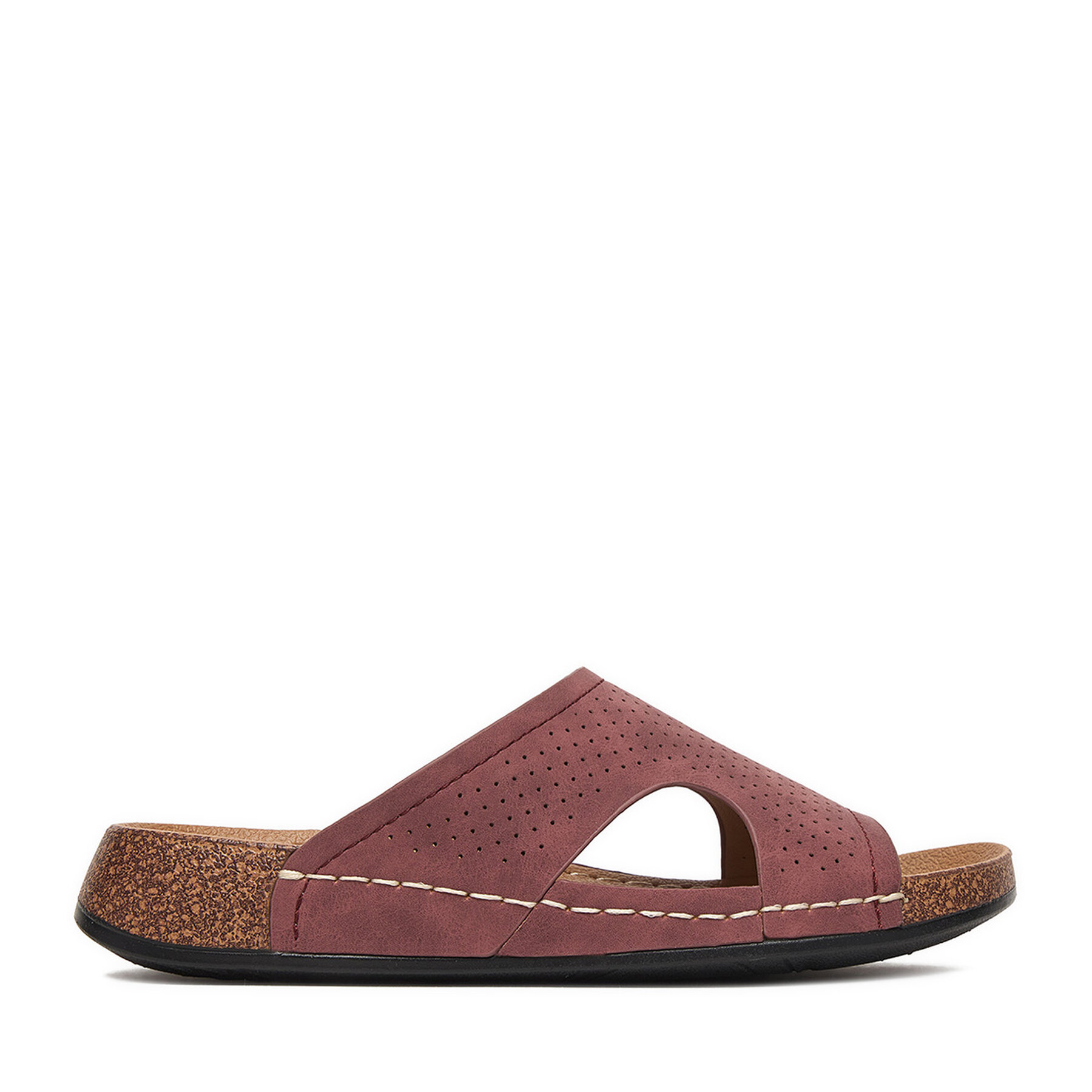 Go Soft Klapki CEO-W25701 Bordowy