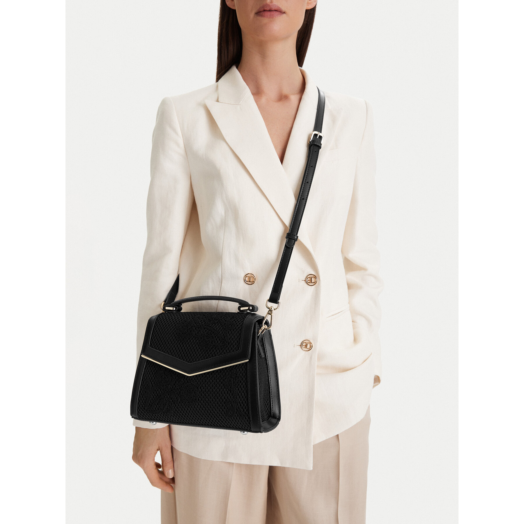 Nine West Torebka CEO-Wall Street Glow-KY318 Czarny