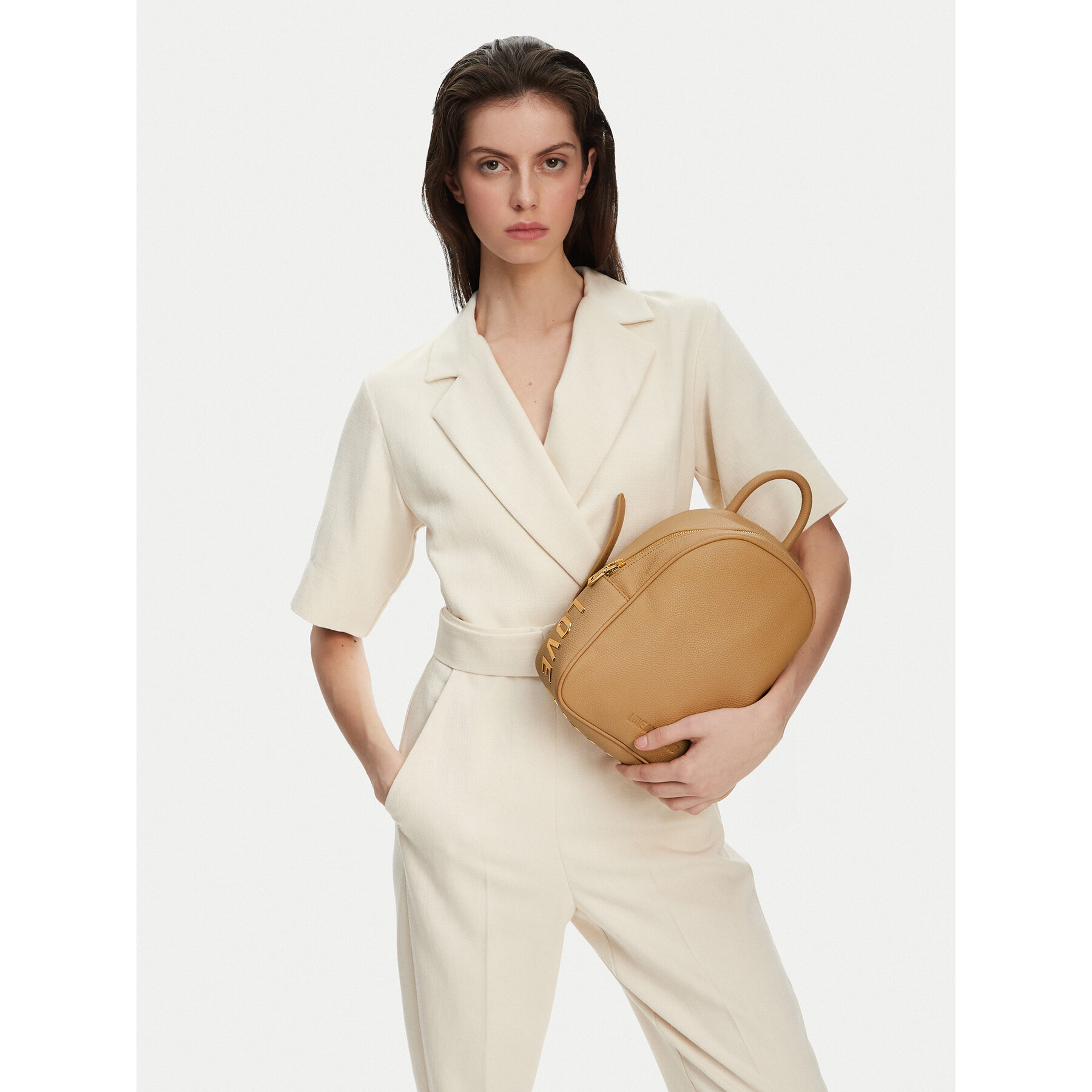 LOVE MOSCHINO Plecak JC4030PP1MLT0105 Beżowy