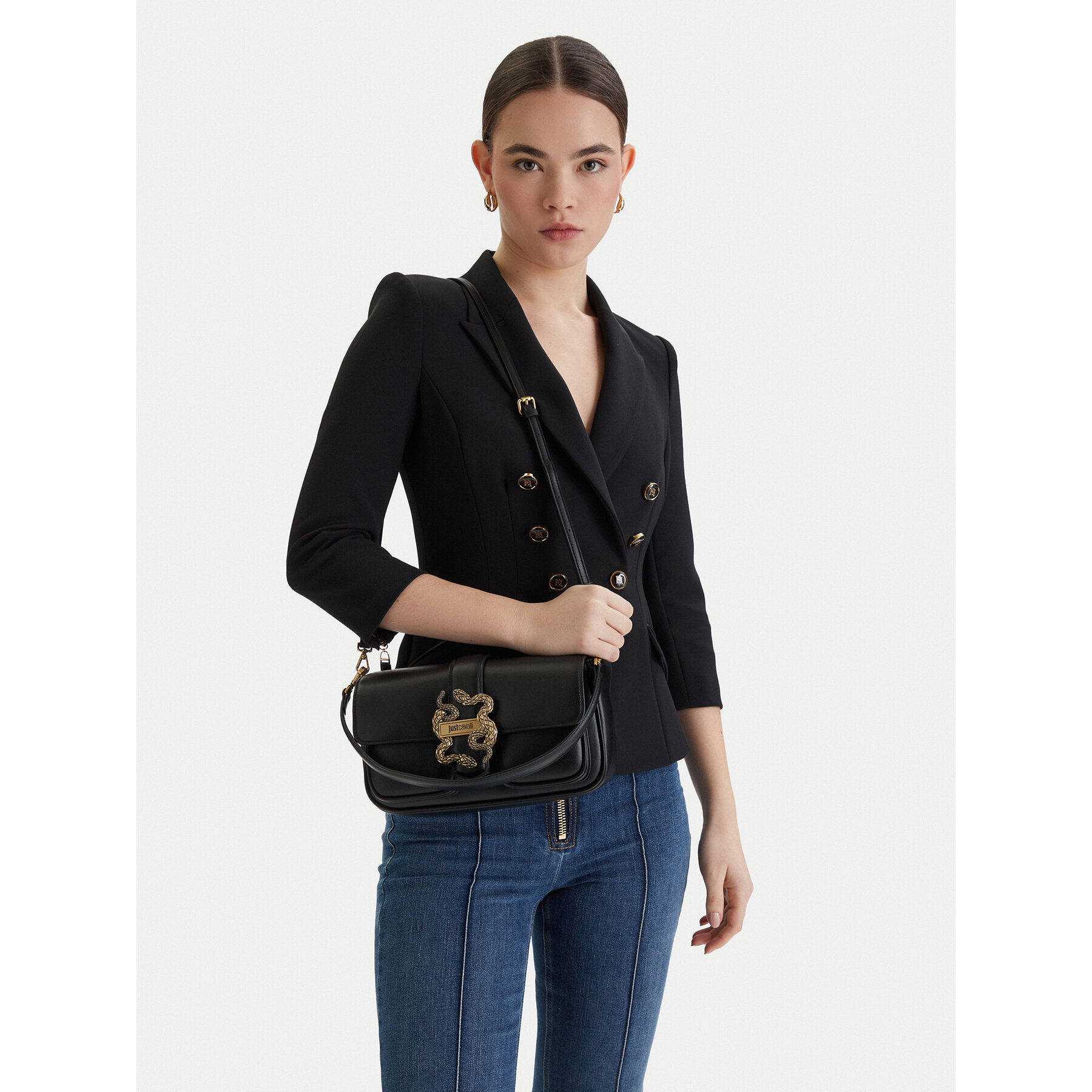 Just Cavalli Torebka 80RA4BA2 ZSA89 Czarny