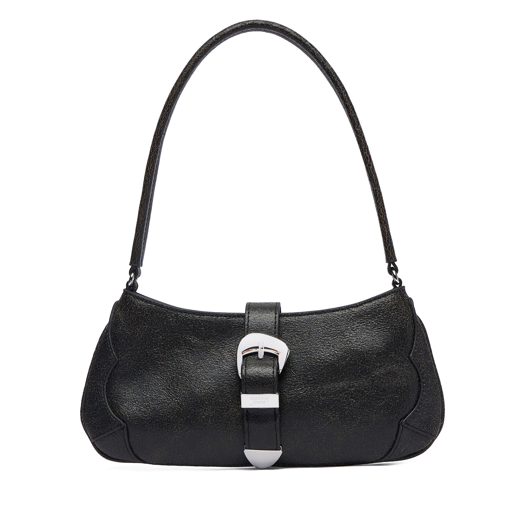 Tommy Jeans Torebka Tjw Cool Leather Shoulder Bag AW0AW18788 Czarny