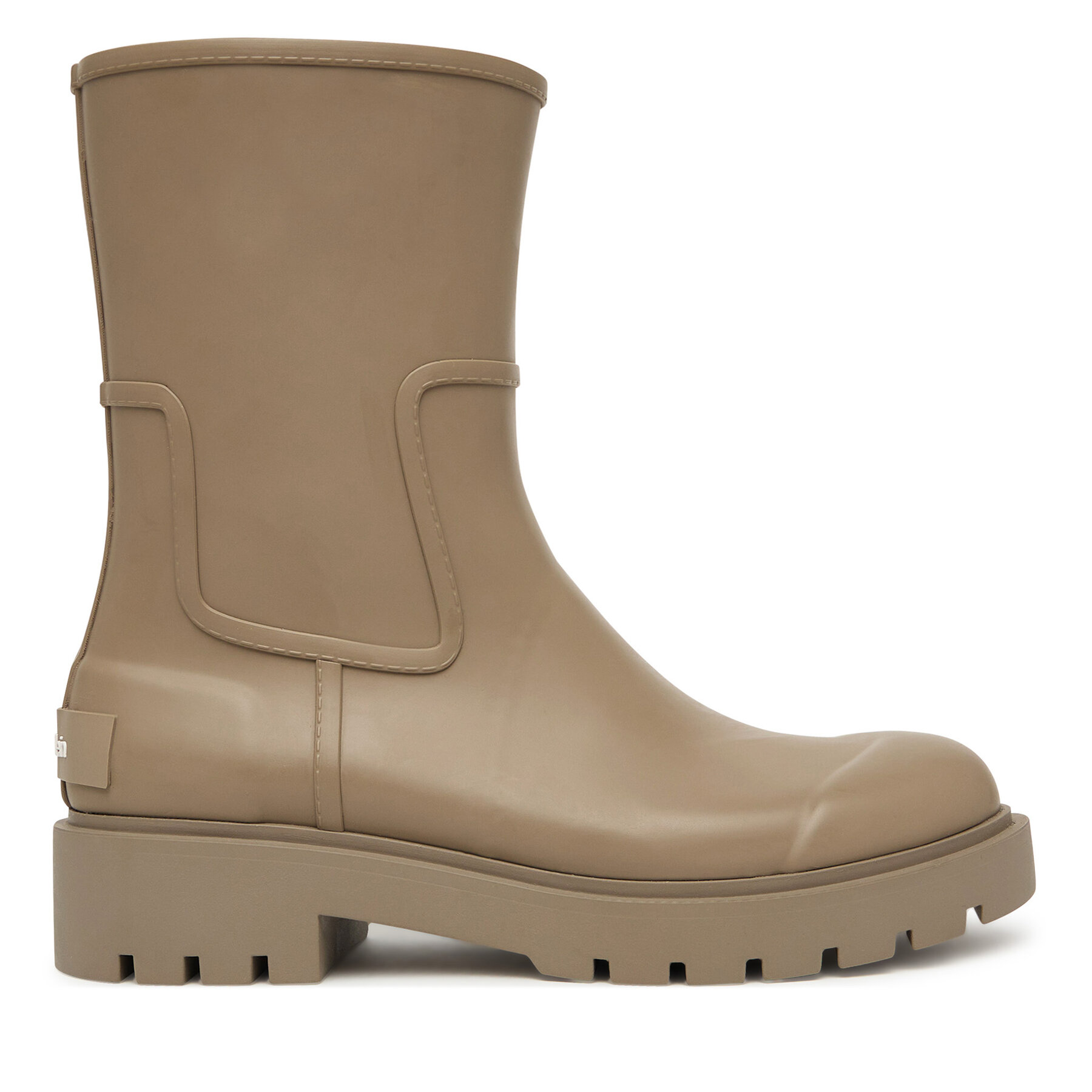 Calvin Klein Jeans Kalosze Mid Rainboot Rubber YW0YW02004 Brązowy