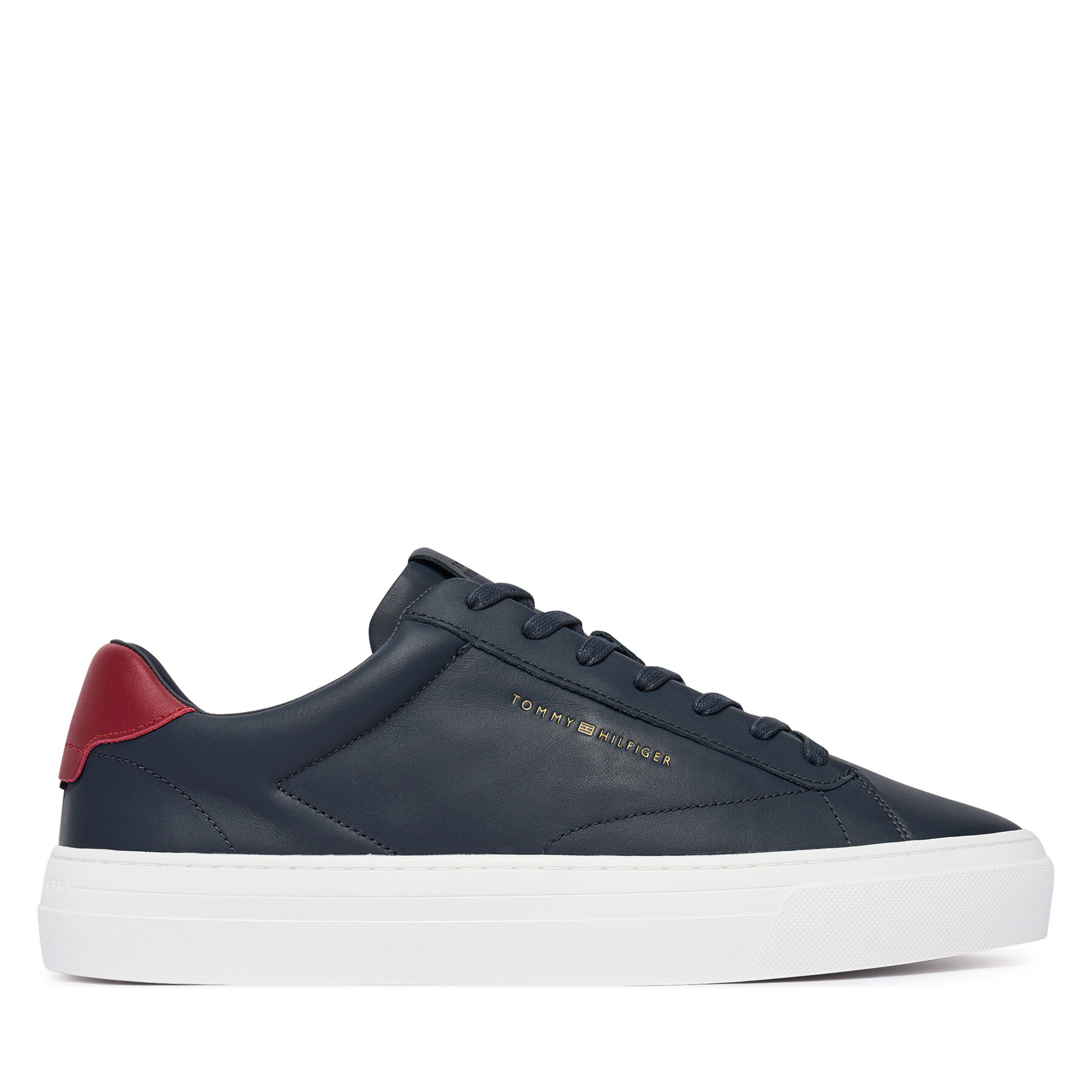 Tommy Hilfiger Sneakersy Premium Dress Cupsole Lth FM0FM05572 Granatowy