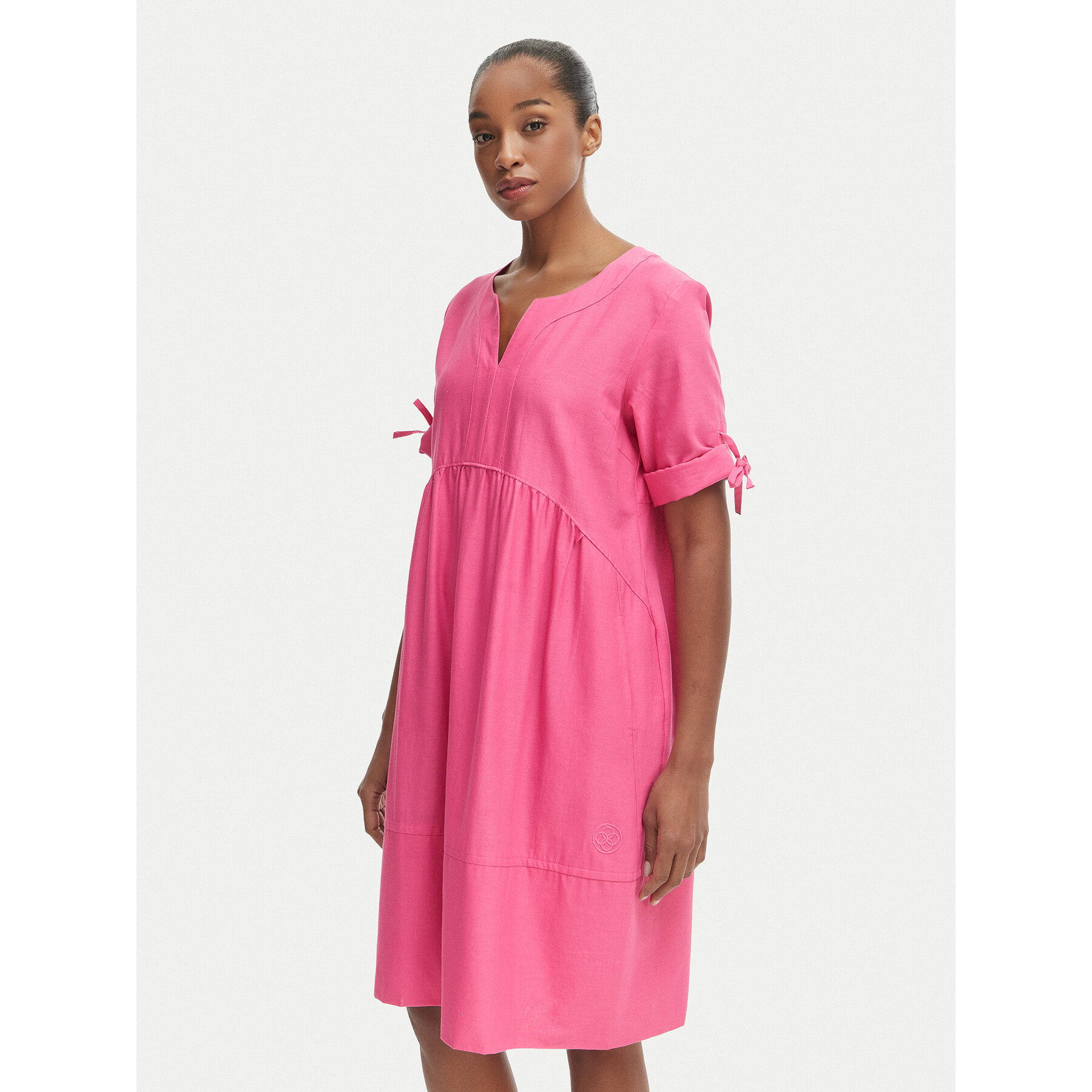 Iconique Sukienka letnia Jade IC26-077 Różowy ciemny Relaxed Fit