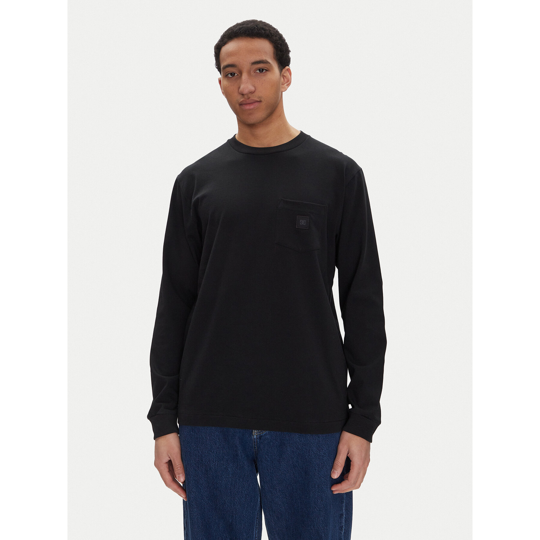 DC Shoes Bluza ADYKT03247 Czarny Standard Fit