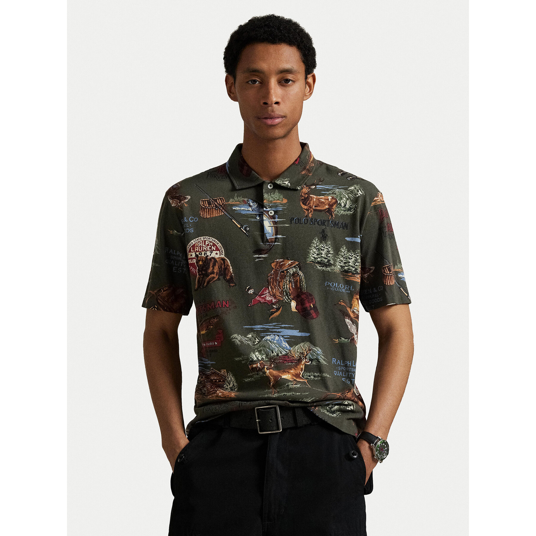 Polo Ralph Lauren Polo 710980789001 Khaki Regular Fit