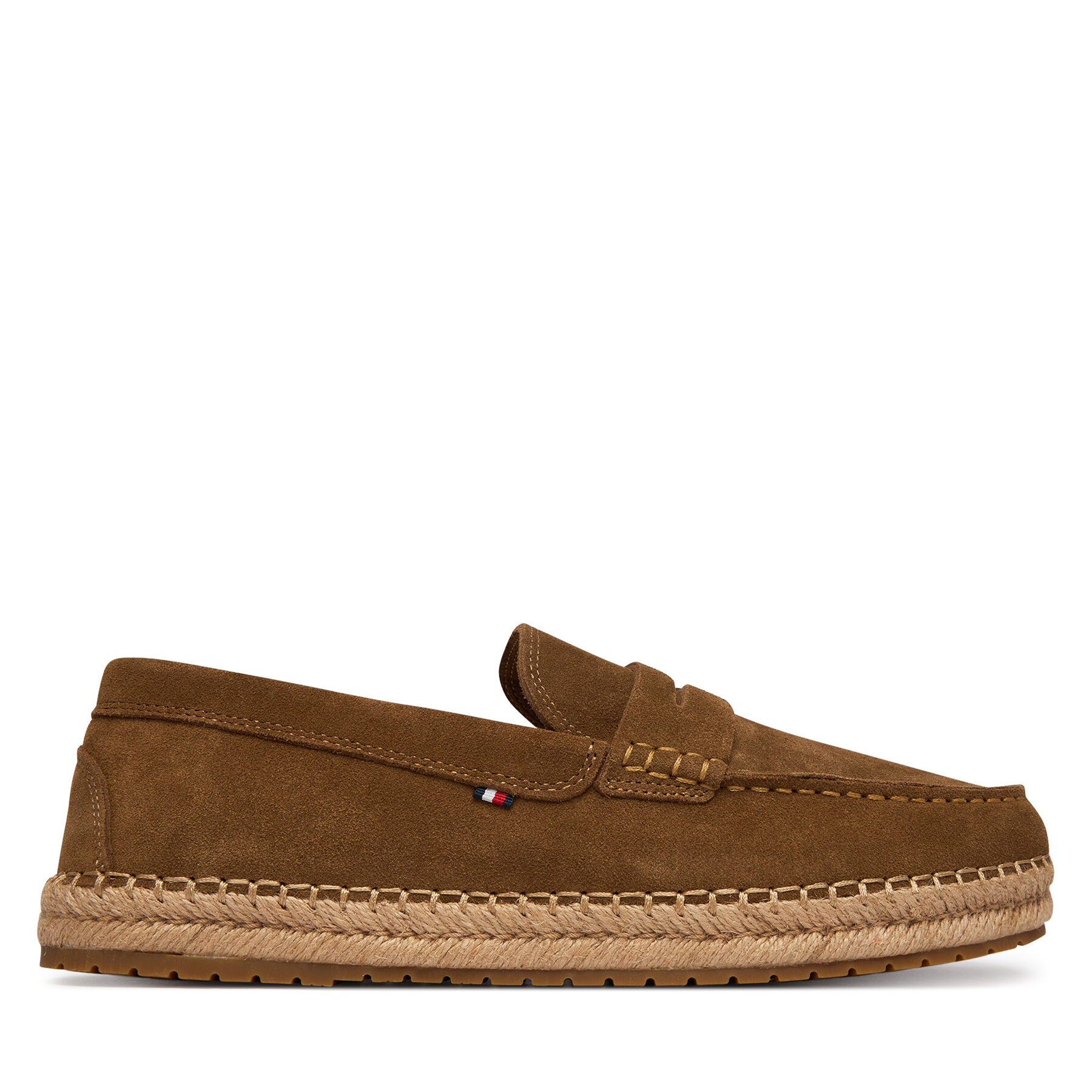 Tommy Hilfiger Espadryle Flexible Hilfiger Sde Espadrille FM0FM05794 Brązowy