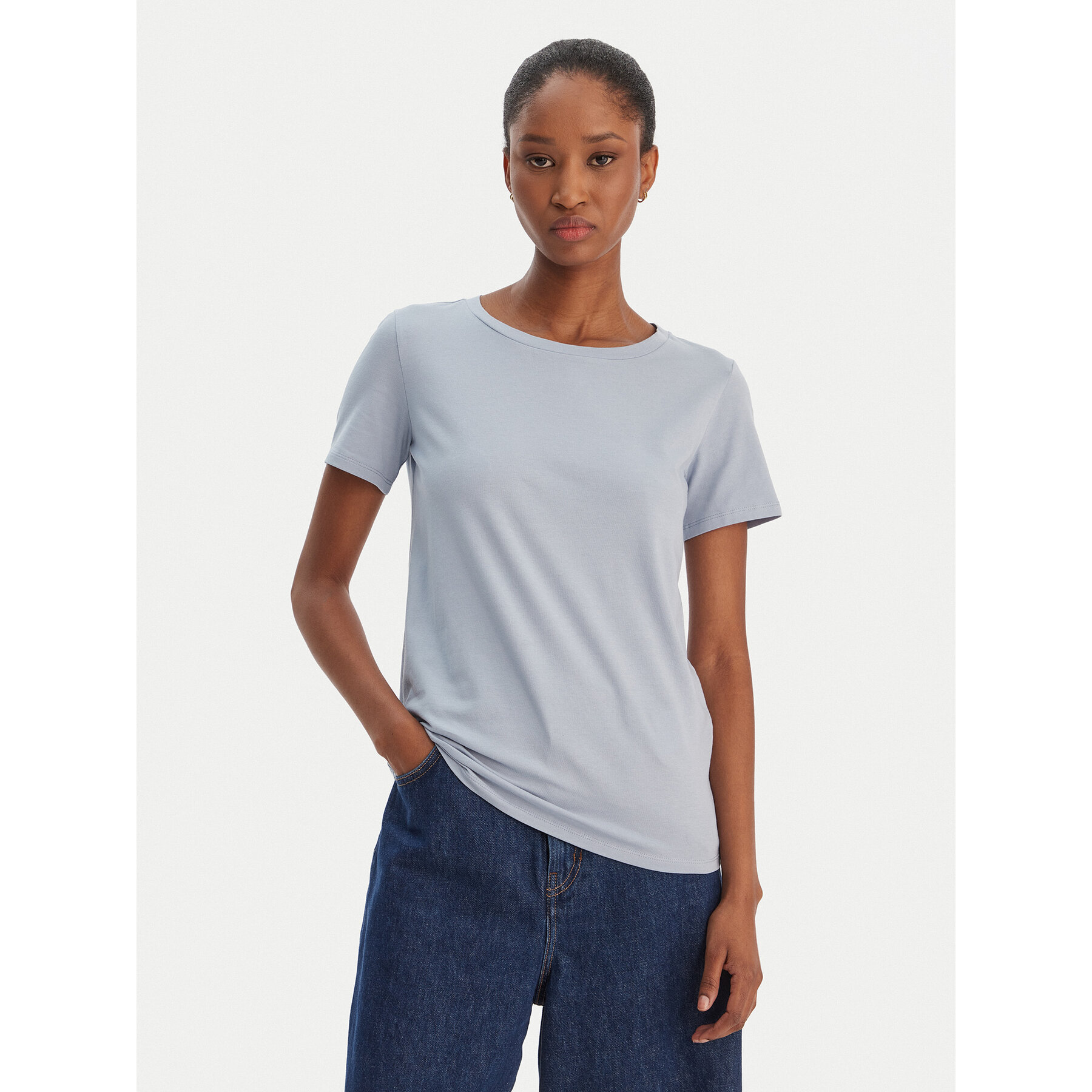 Weekend Max Mara T-Shirt Multib 2615971021 Błękitny Regular Fit