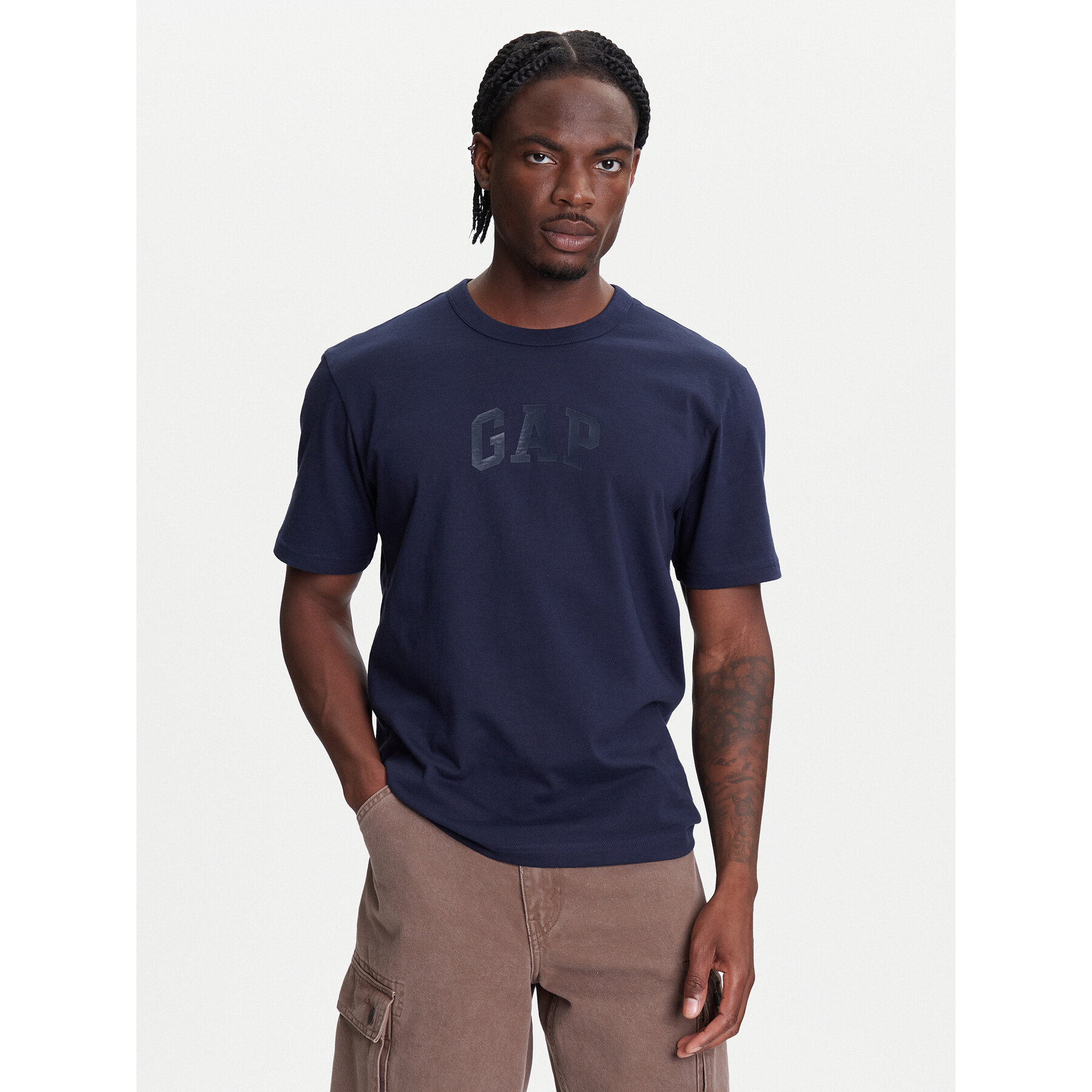 Gap T-Shirt 782369-00 Granatowy Regular Fit