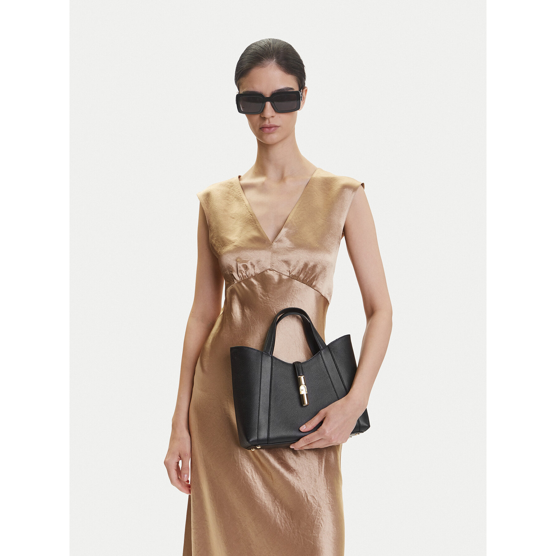 Furla Torebka Goccia S WB01789 BX3353 KH O6000 Czarny