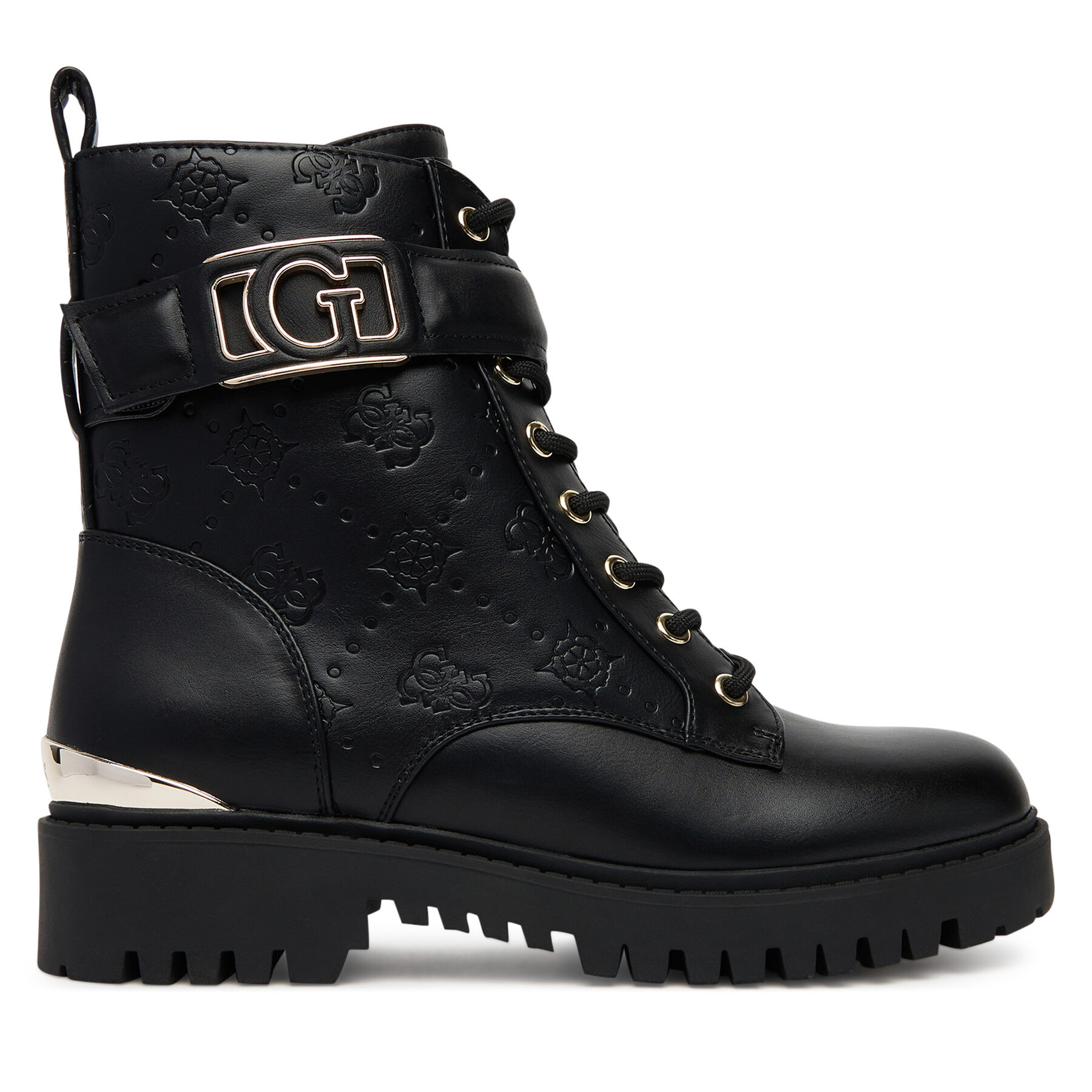 Guess Trapery FLTORA FAL10 Czarny
