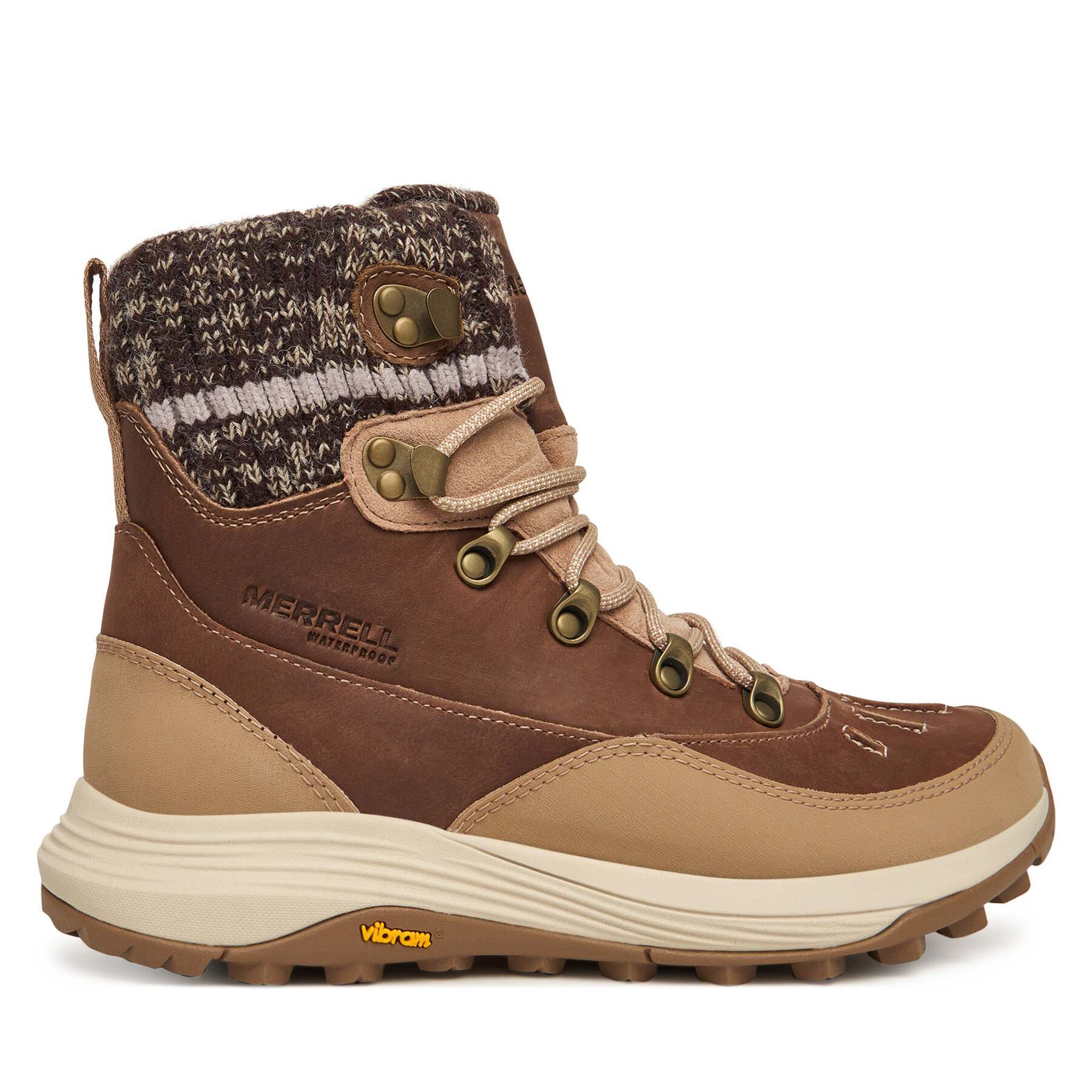 Merrell Śniegowce Siren 4 Thermo Mid Zip Waterproof J038764 Brązowy