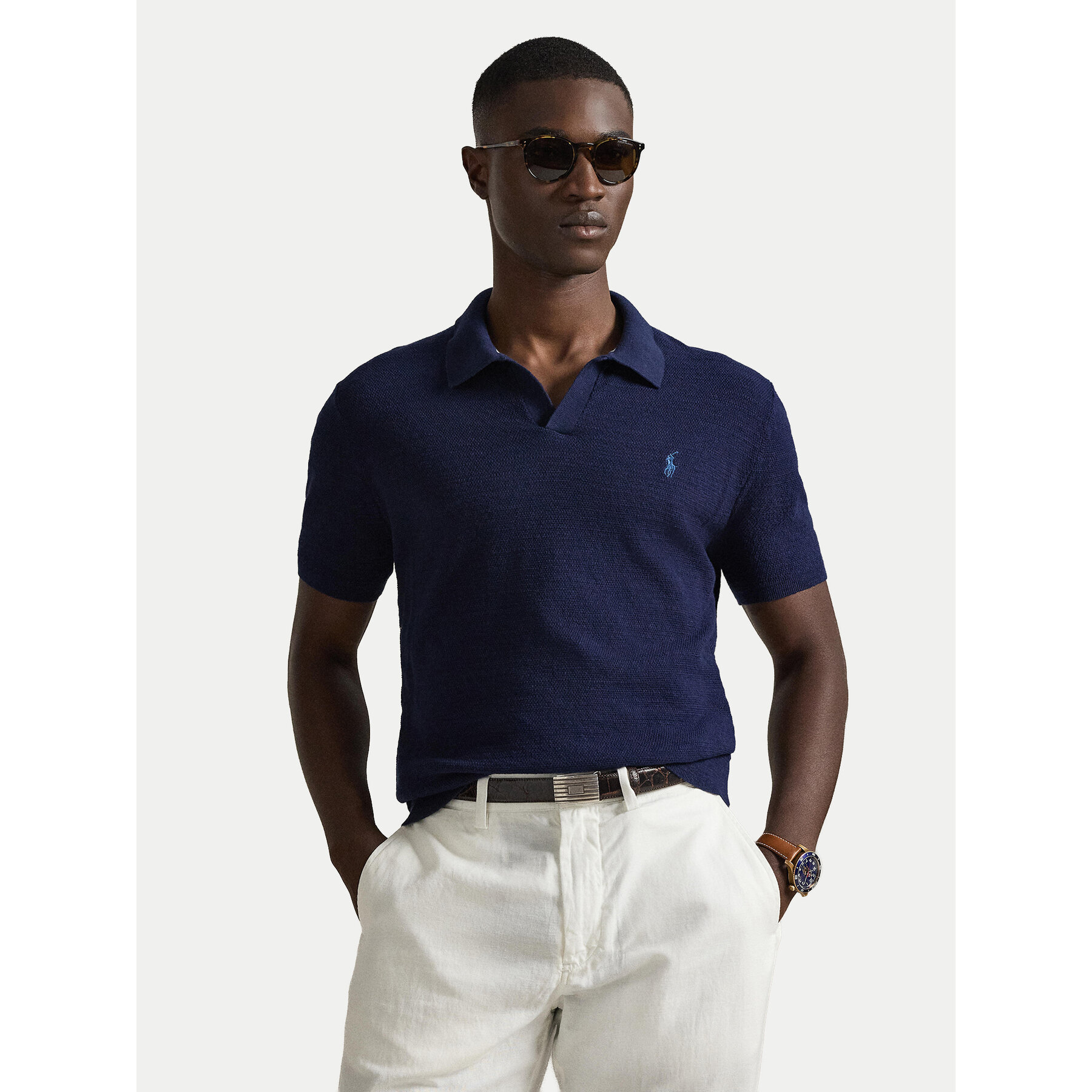 Polo Ralph Lauren Polo 710B13891004 Granatowy Regular Fit