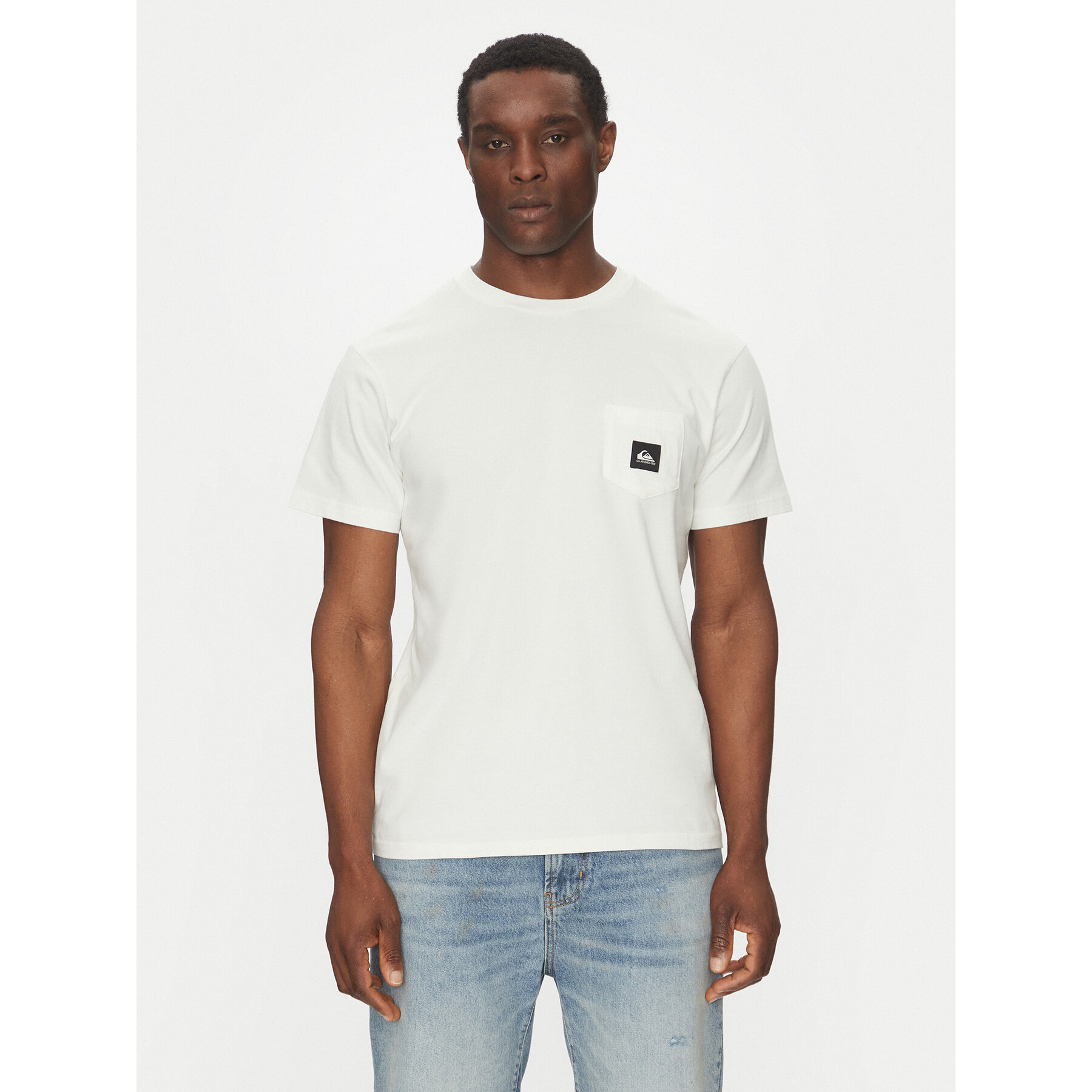 Quiksilver T-Shirt EQYZT08035 Biały Regular Fit