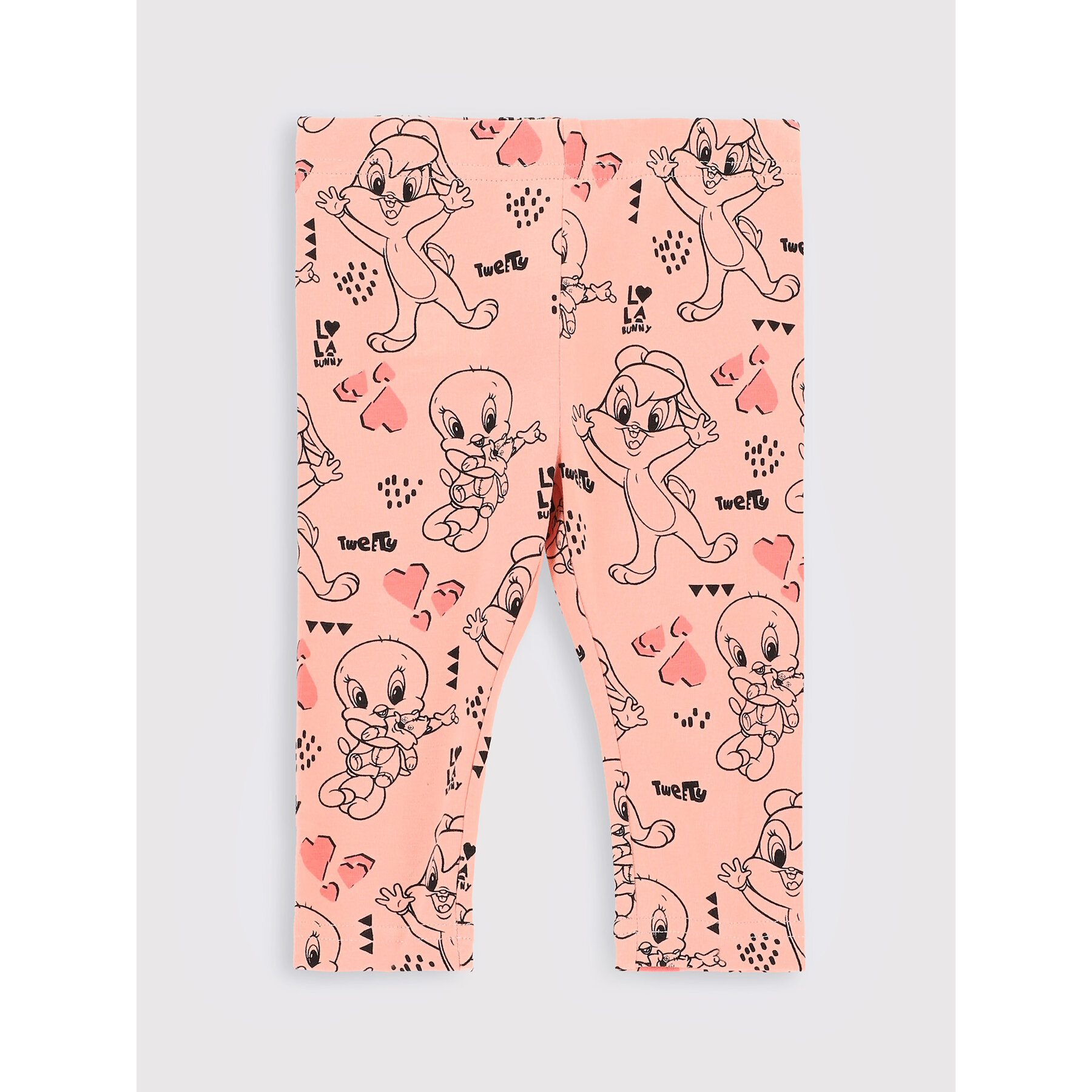 Coccodrillo Legginsy LOONEY TUNES ZC2122102LIG Różowy Slim Fit