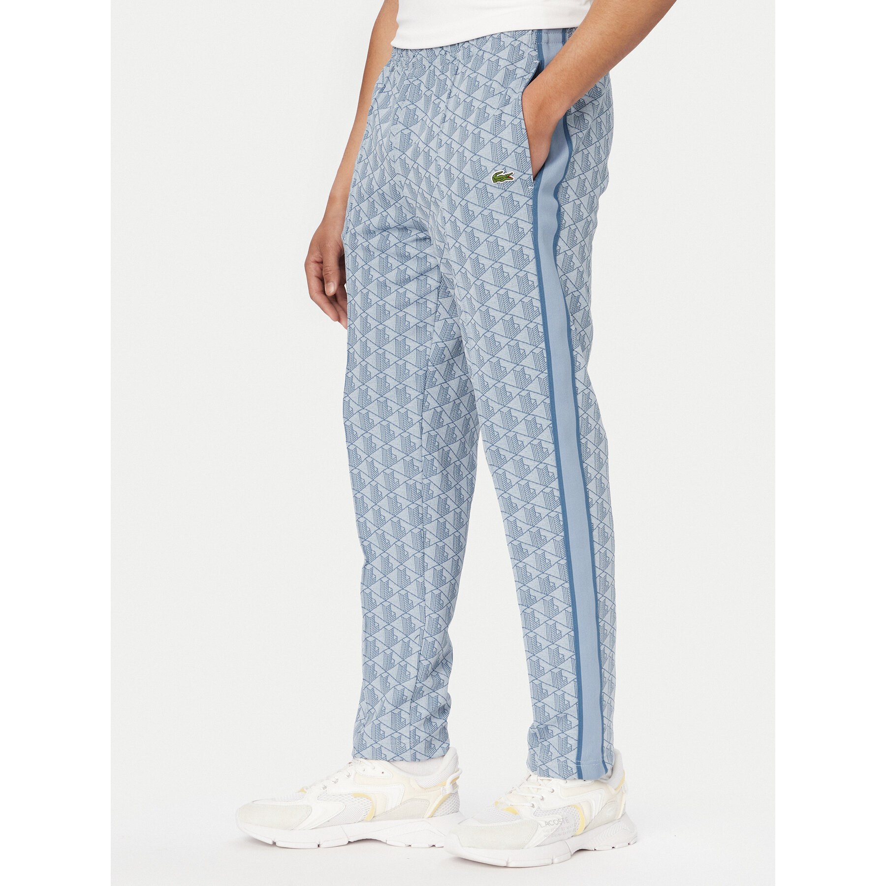 Lacoste Spodnie dresowe XH1440 Niebieski Regular Fit