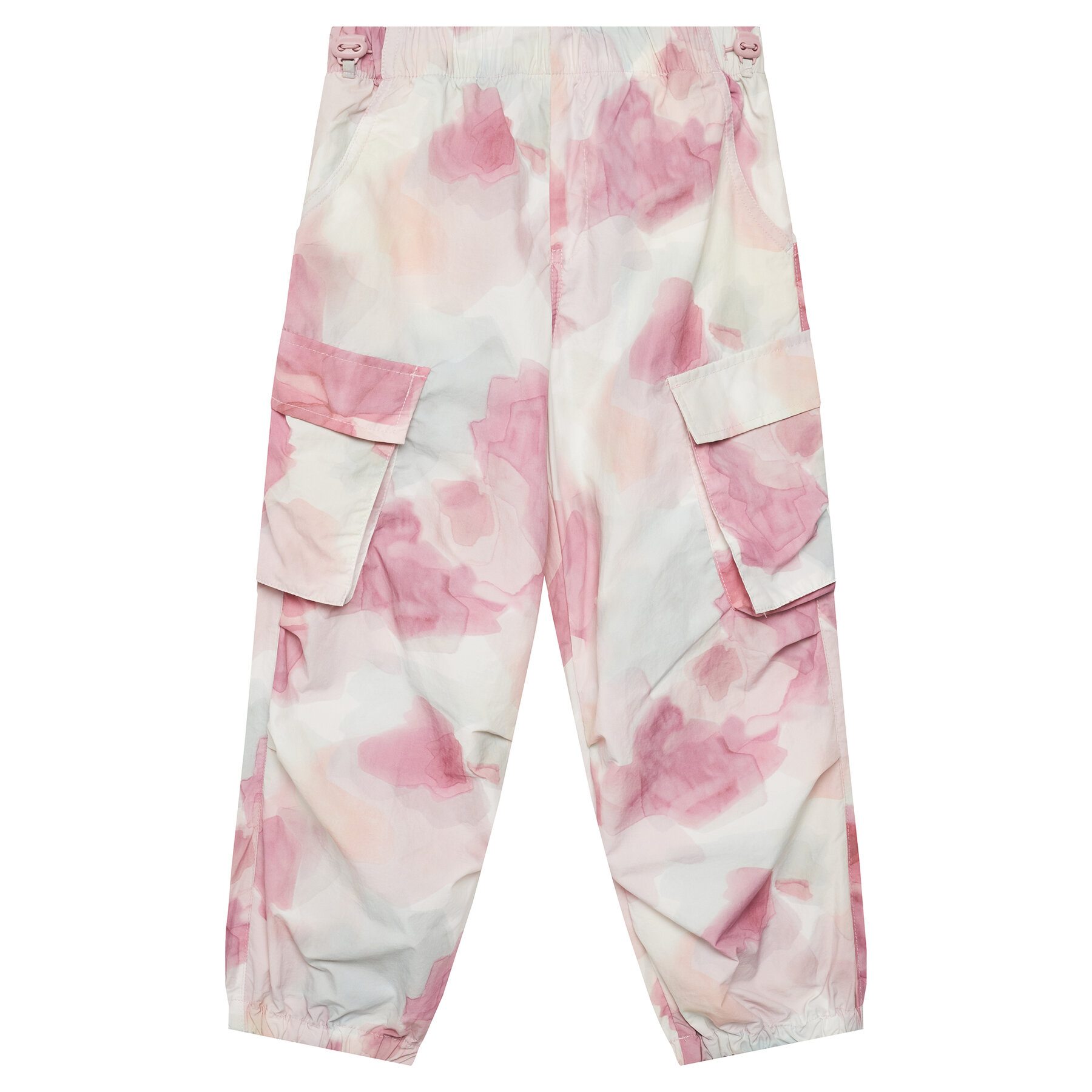 United Colors Of Benetton Spodnie materiałowe 4Q2RCF04K Różowy Relaxed Fit