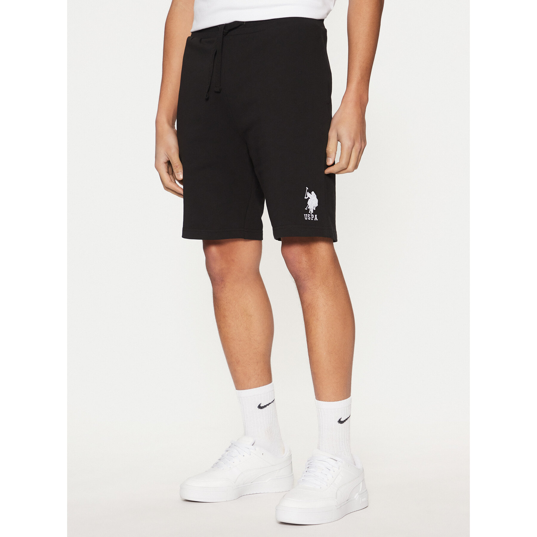 U.S. Polo Assn. Szorty sportowe MUP3355 Czarny Regular Fit