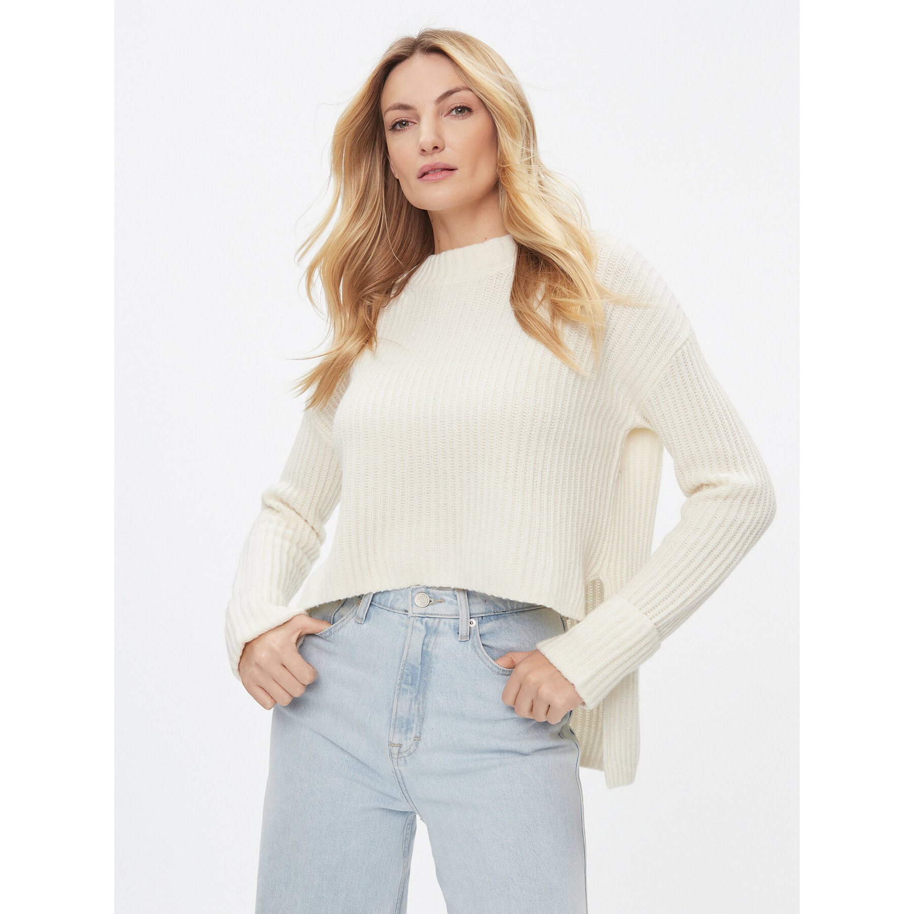 MAX&Co. Sweter Notte 73641623 Beżowy Regular Fit