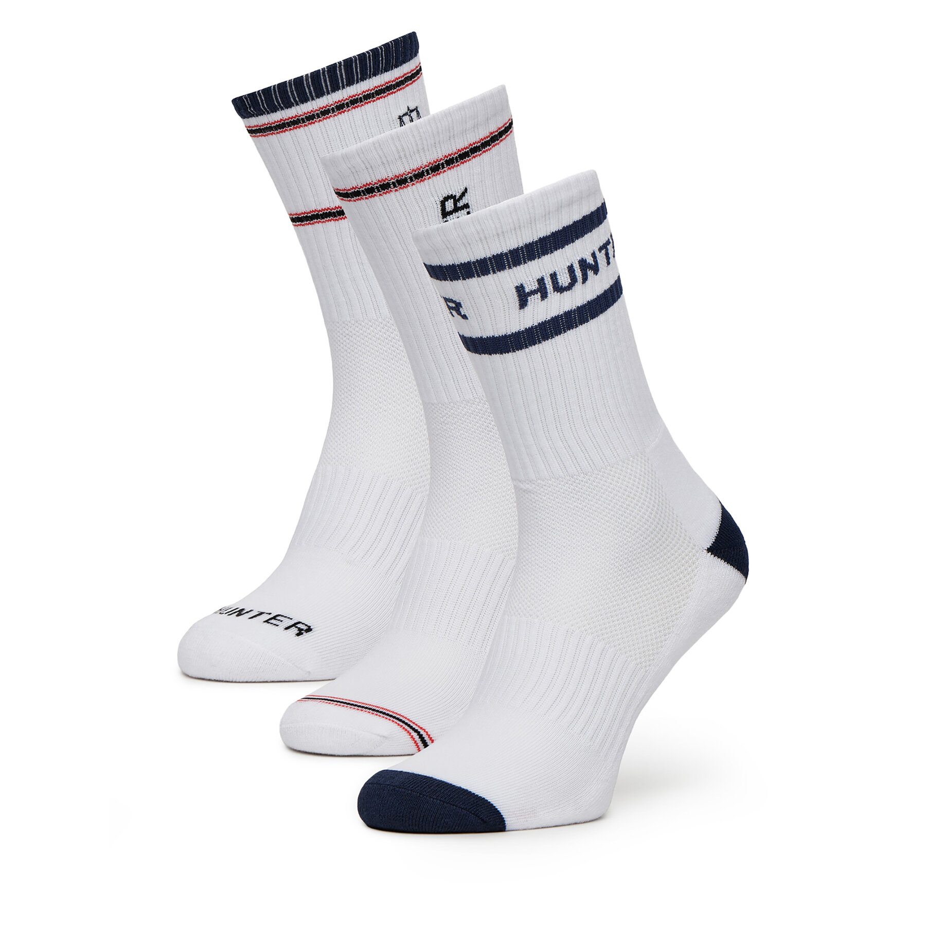 Hunter Skarpety długie AS_HUNTER_02W_SS25 (3-PACK) Biały