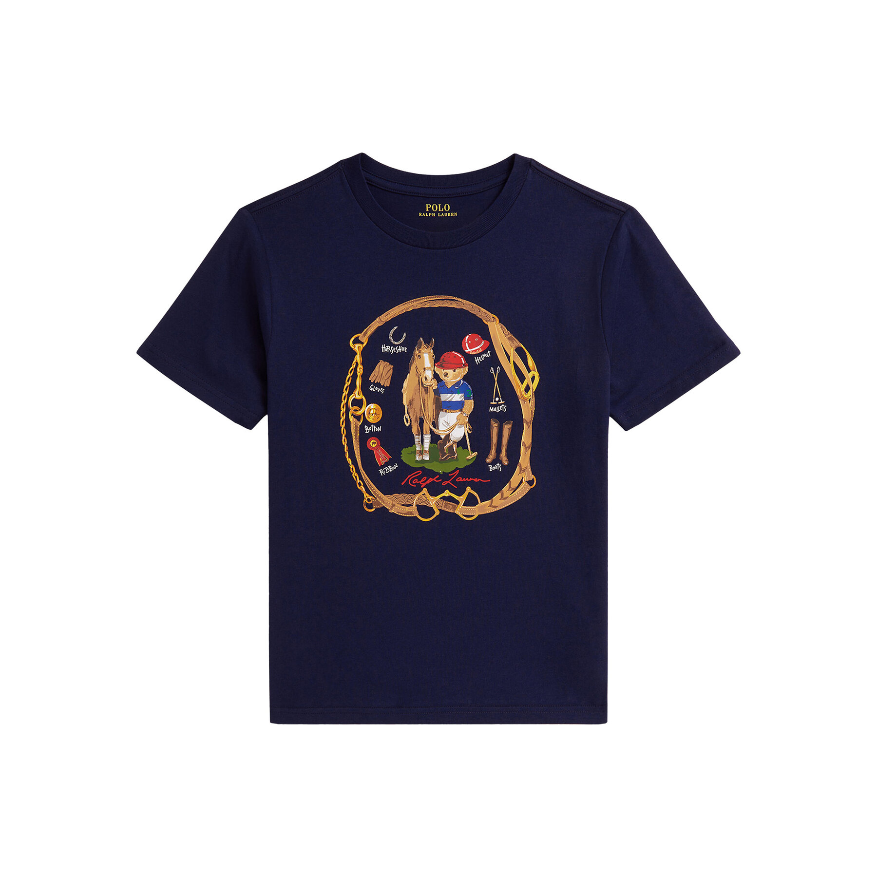 Polo Ralph Lauren T-Shirt 323A96608001 Granatowy Regular Fit