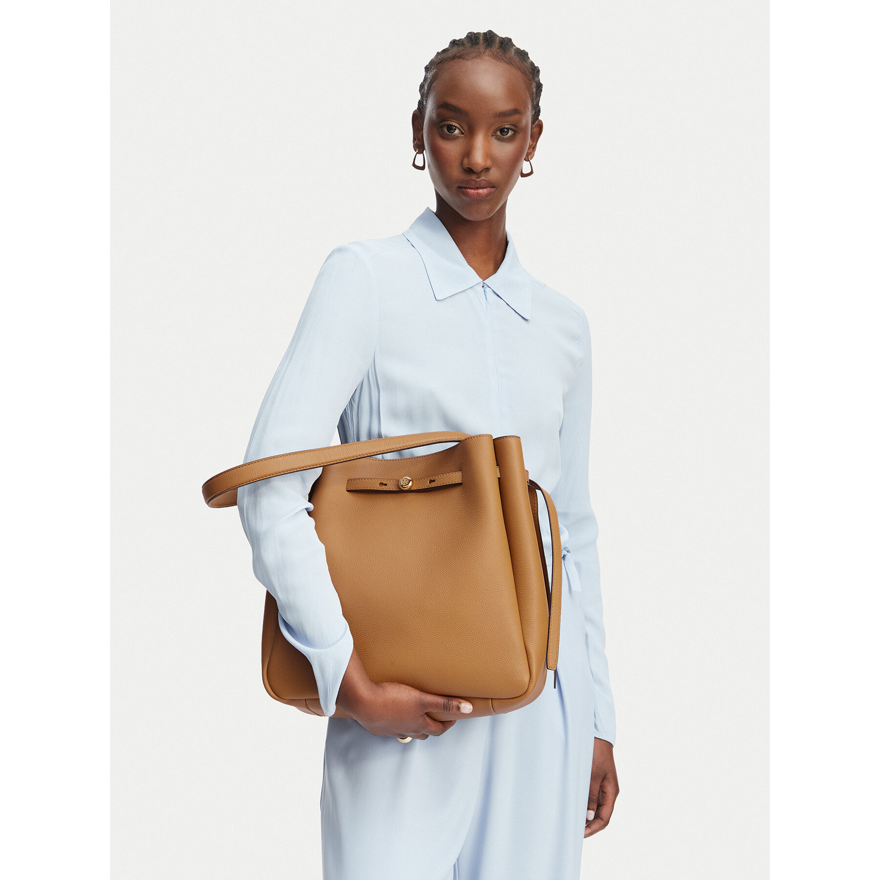 Tory Burch Torebka Romy 179986 Brązowy