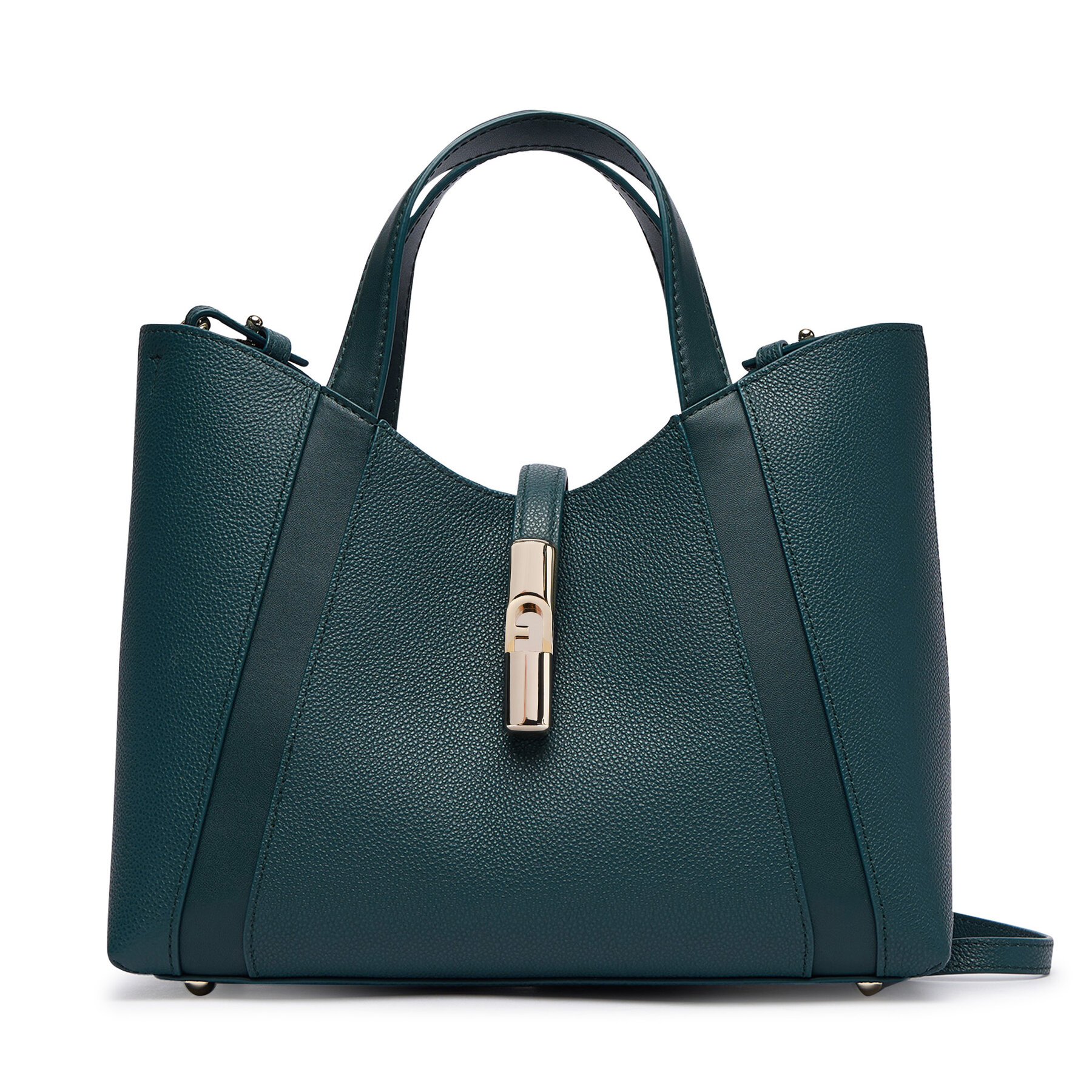 Furla Torebka Goccia S WB01789 BX3353 CN 4907S Zielony ciemny