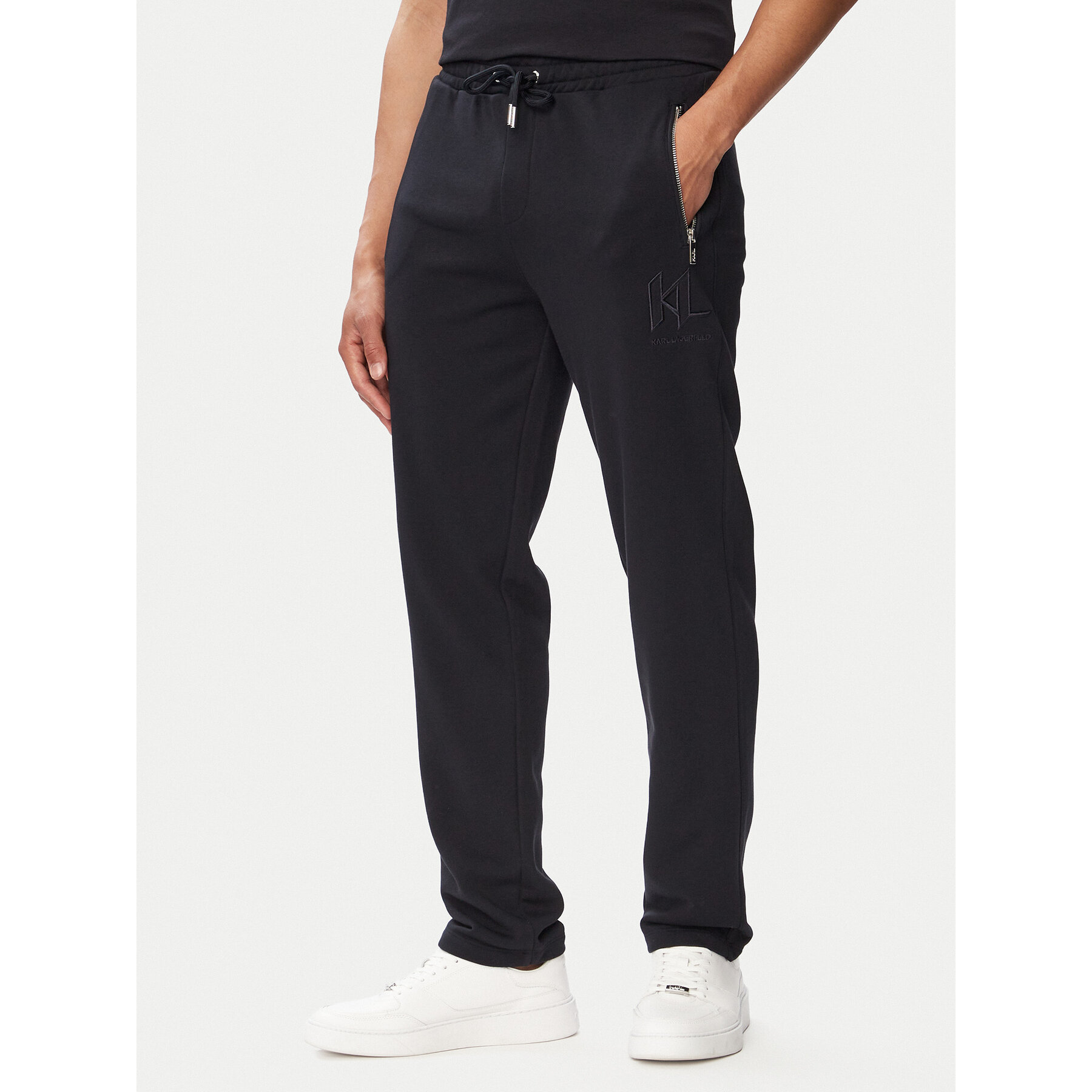 KARL LAGERFELD Spodnie dresowe 705019 563900 Granatowy Regular Fit