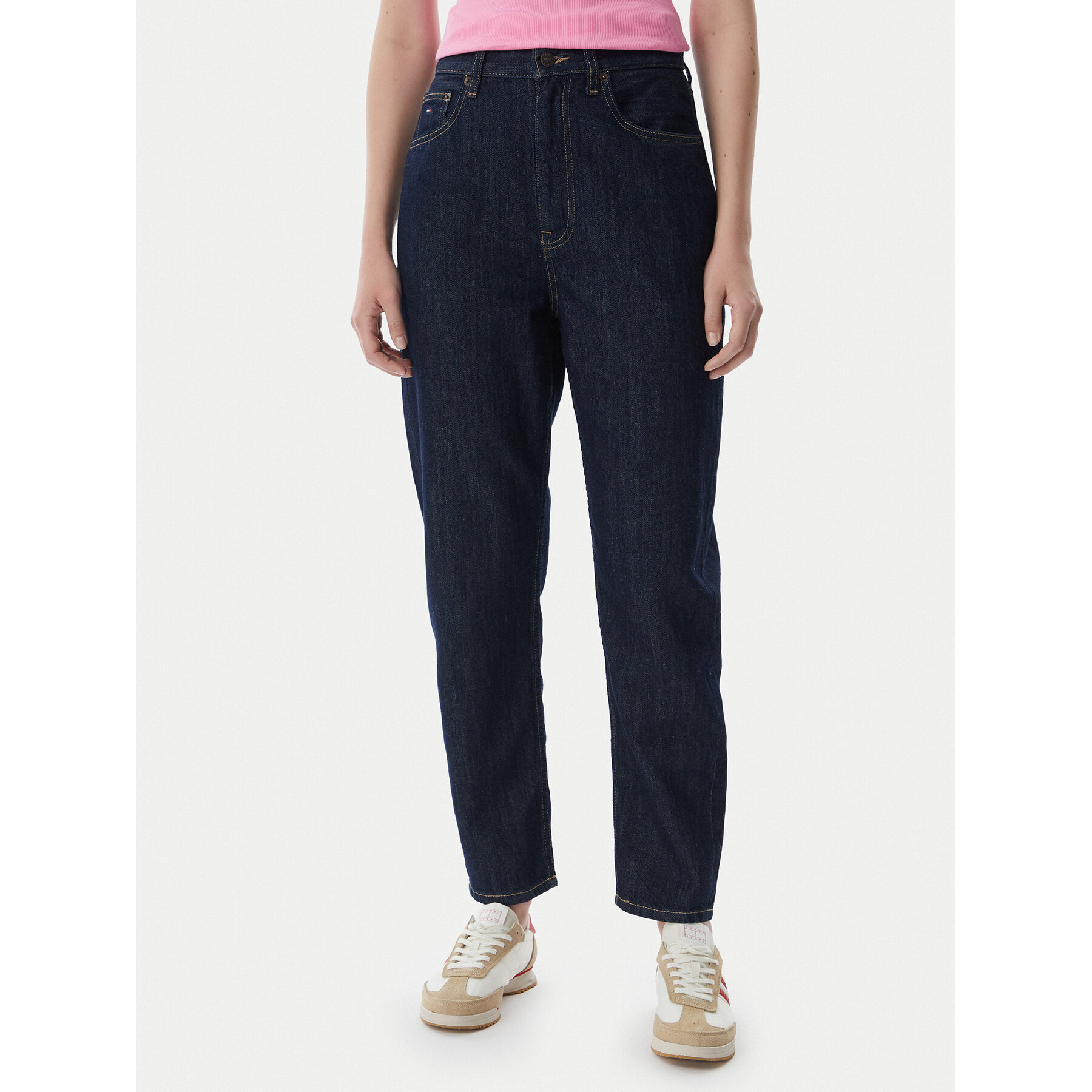 Tommy Jeans Jeansy DW0DW23459 Granatowy Mom Fit