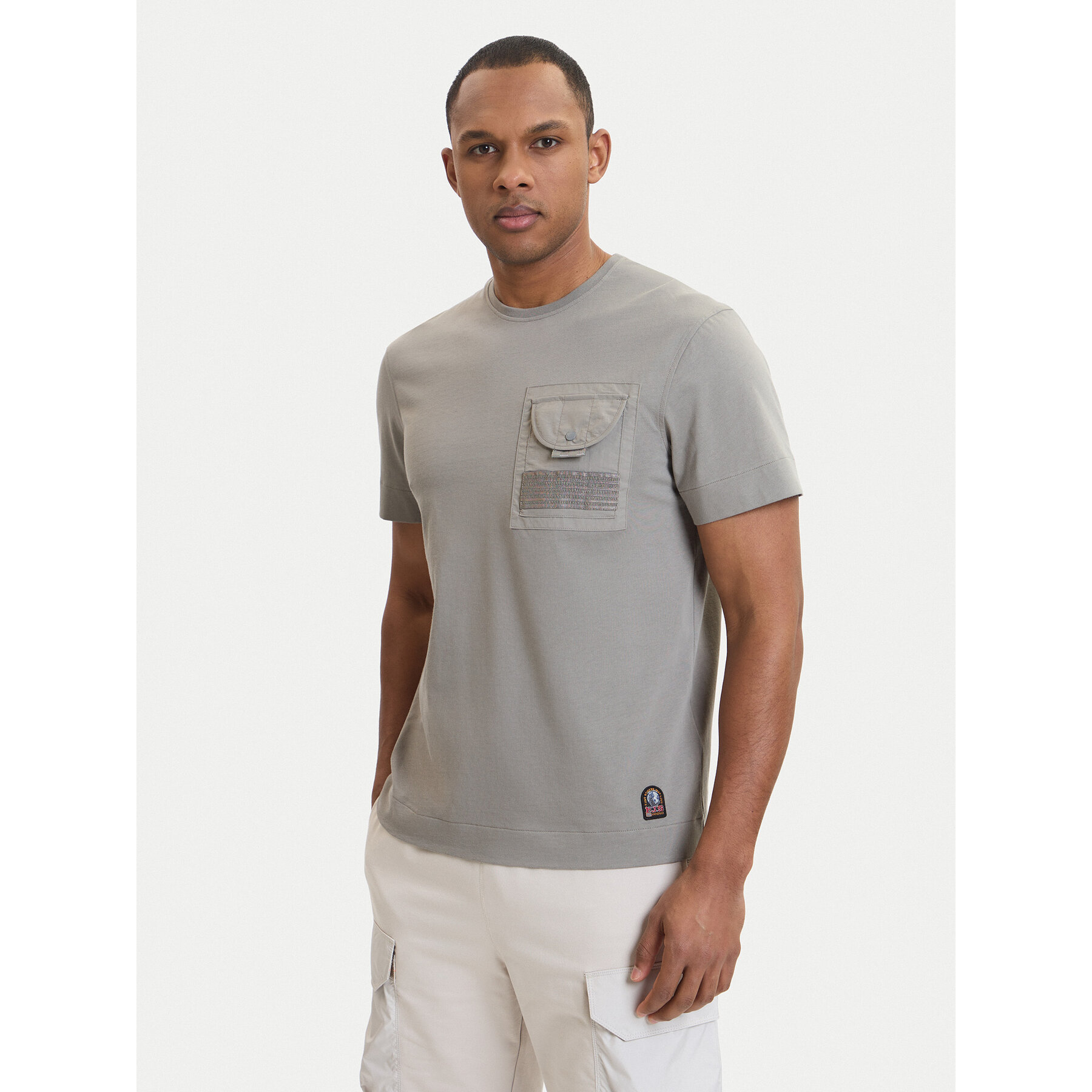 Parajumpers T-Shirt Malham 26SMPMTSRY01 Beżowy Regular Fit