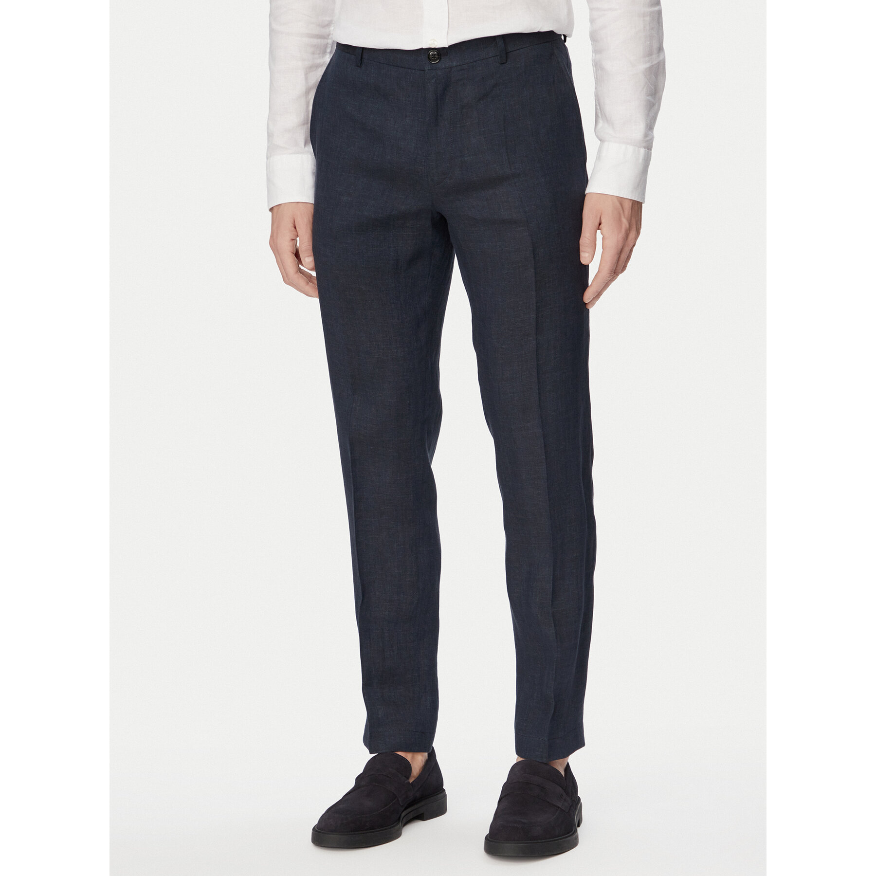 JOOP! Spodnie garniturowe Hank 30102982 Granatowy Slim Fit