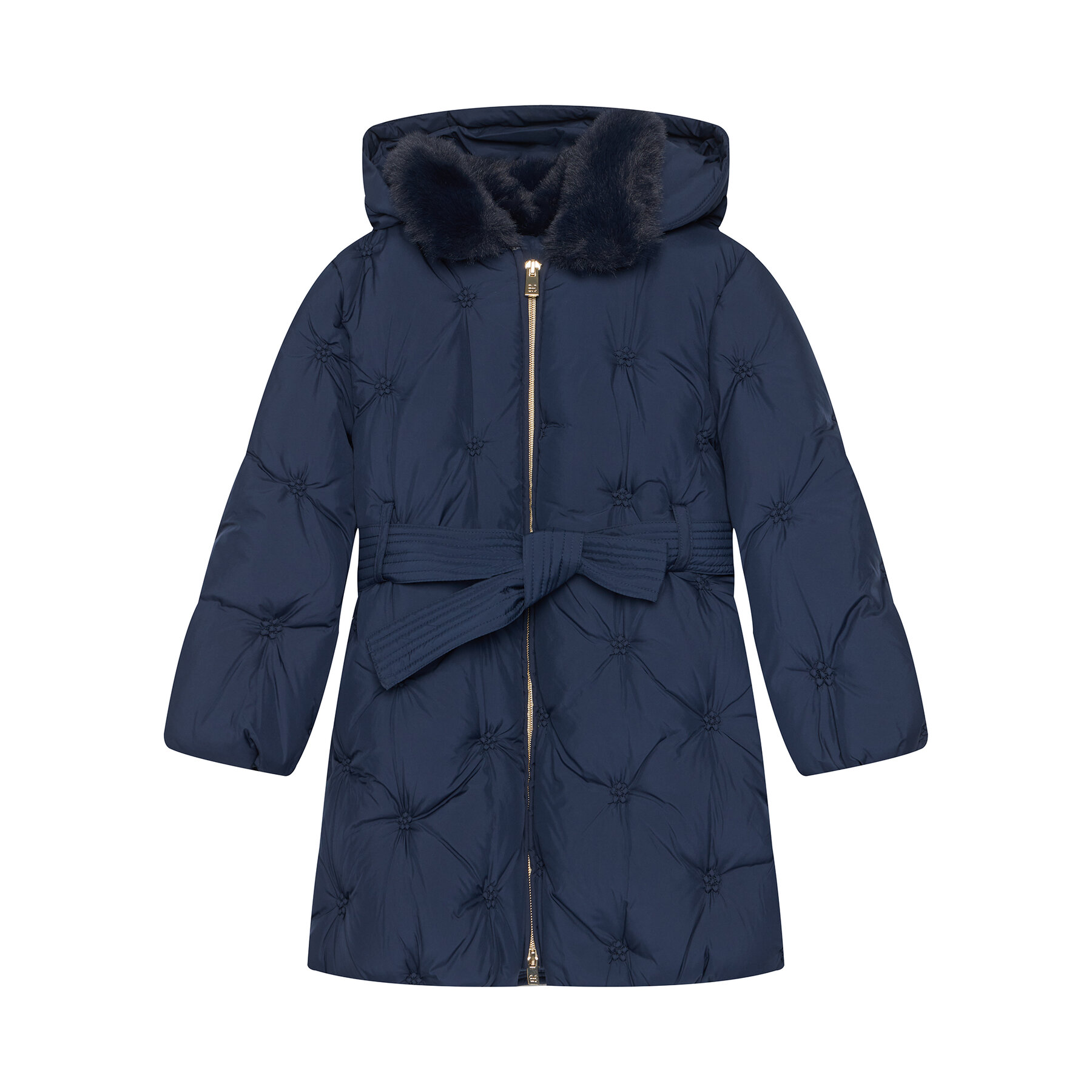 Abel & Lula Kurtka zimowa 5848 Granatowy Regular Fit