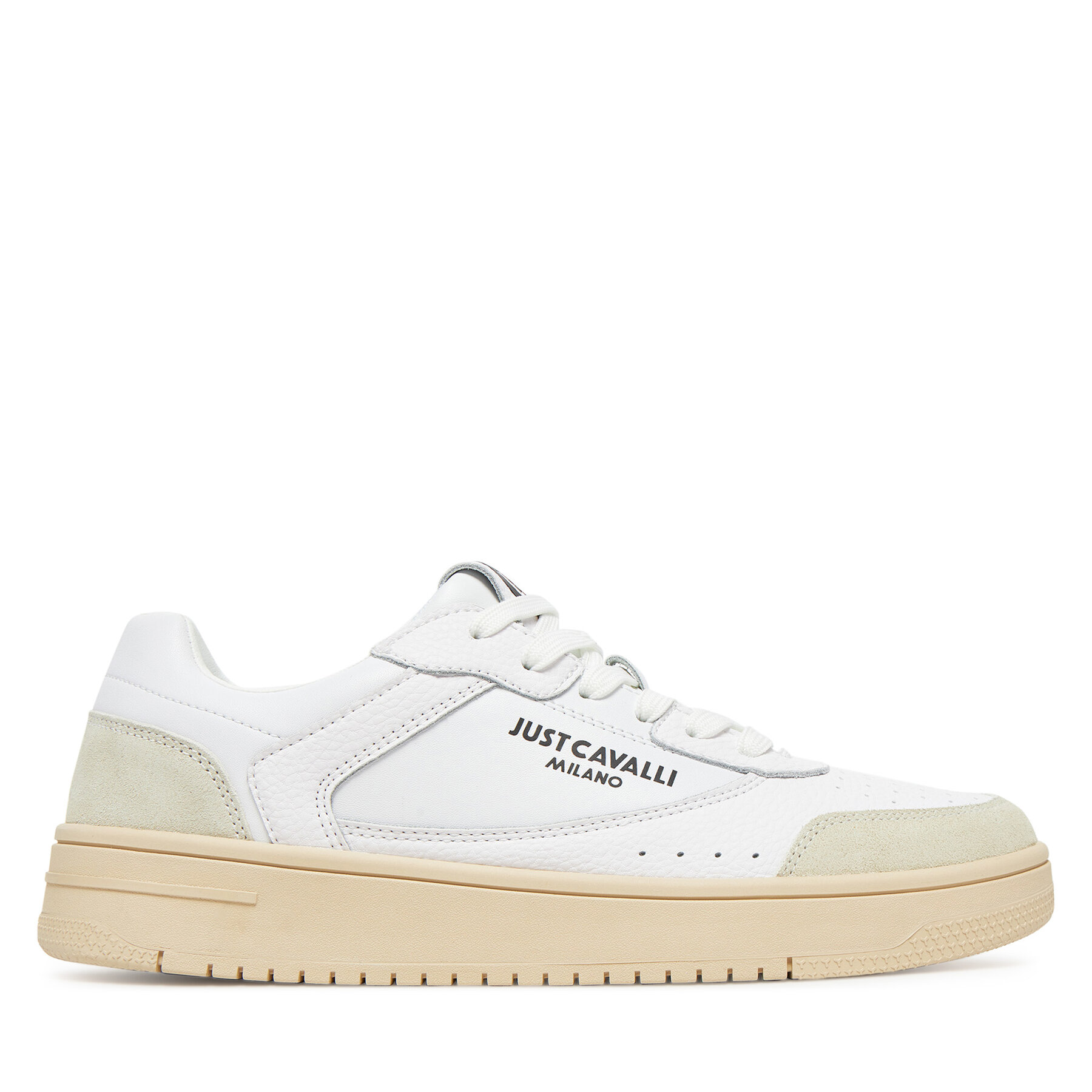 Just Cavalli Sneakersy 78QA3SM8 ZPA90 Biały
