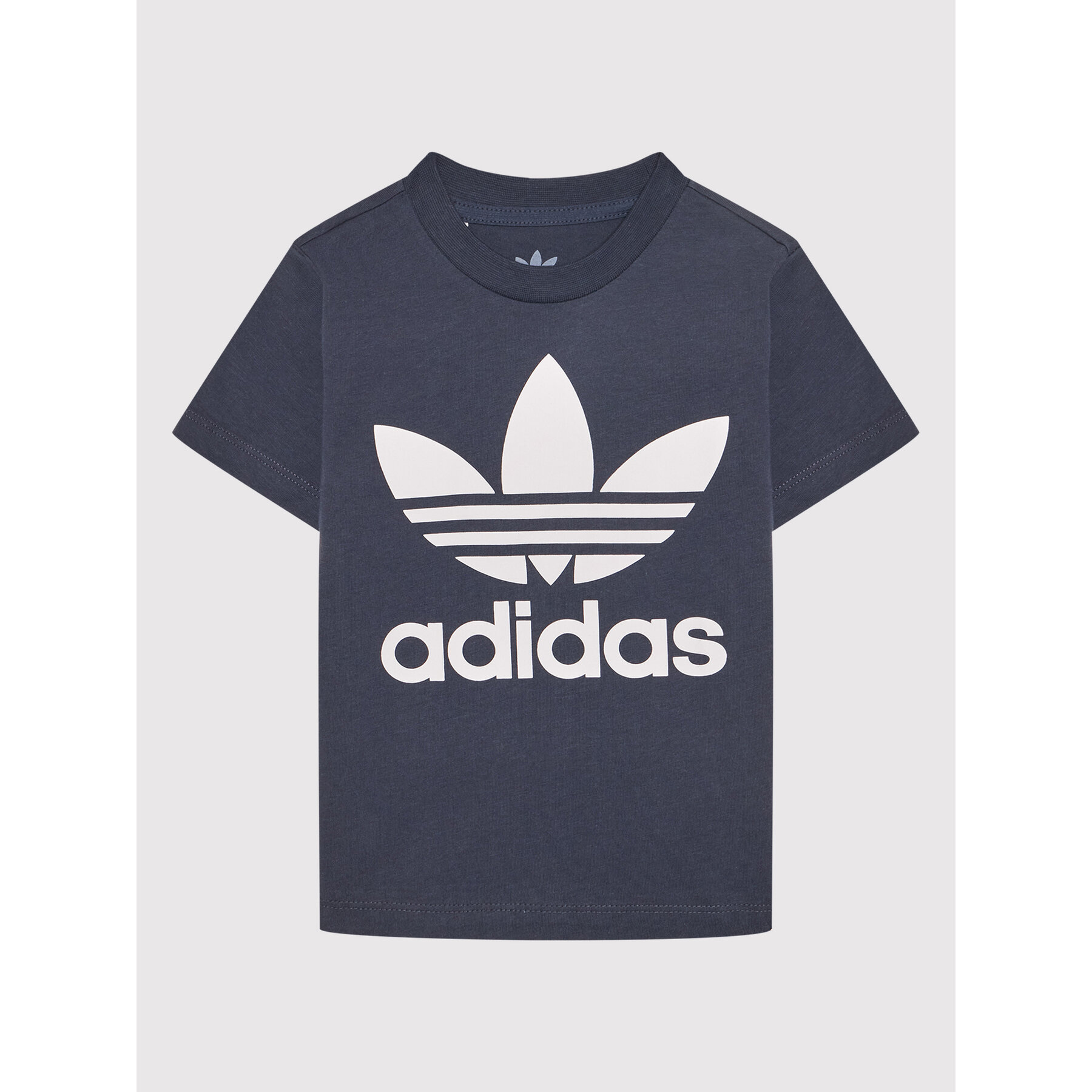 adidas T-Shirt Trefoil HE2190 Granatowy Regular Fit