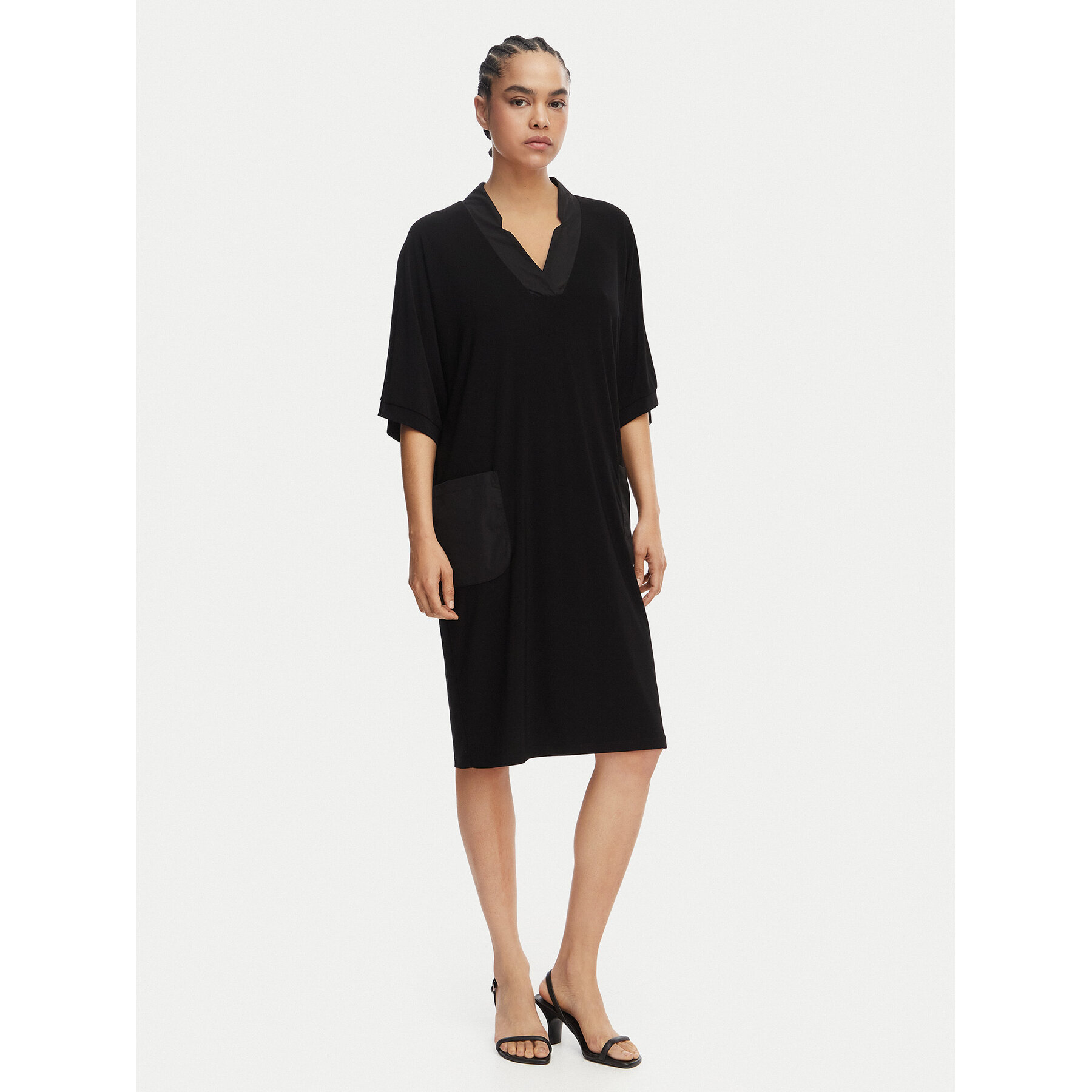 Joseph Ribkoff Sukienka codzienna 261010 Czarny Relaxed Fit