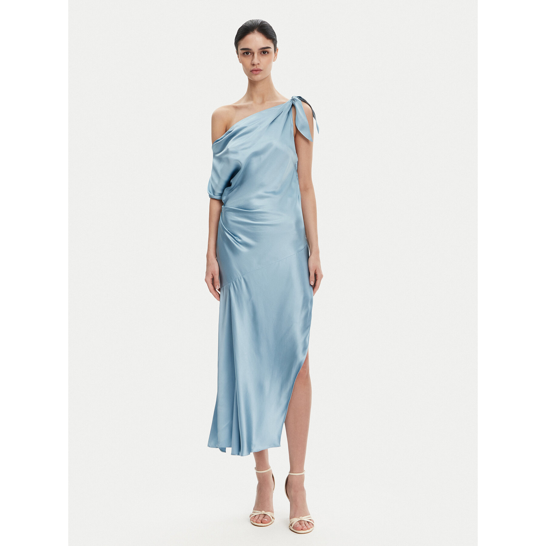PINKO Sukienka koktajlowa 104986 A2GZ Błękitny Regular Fit