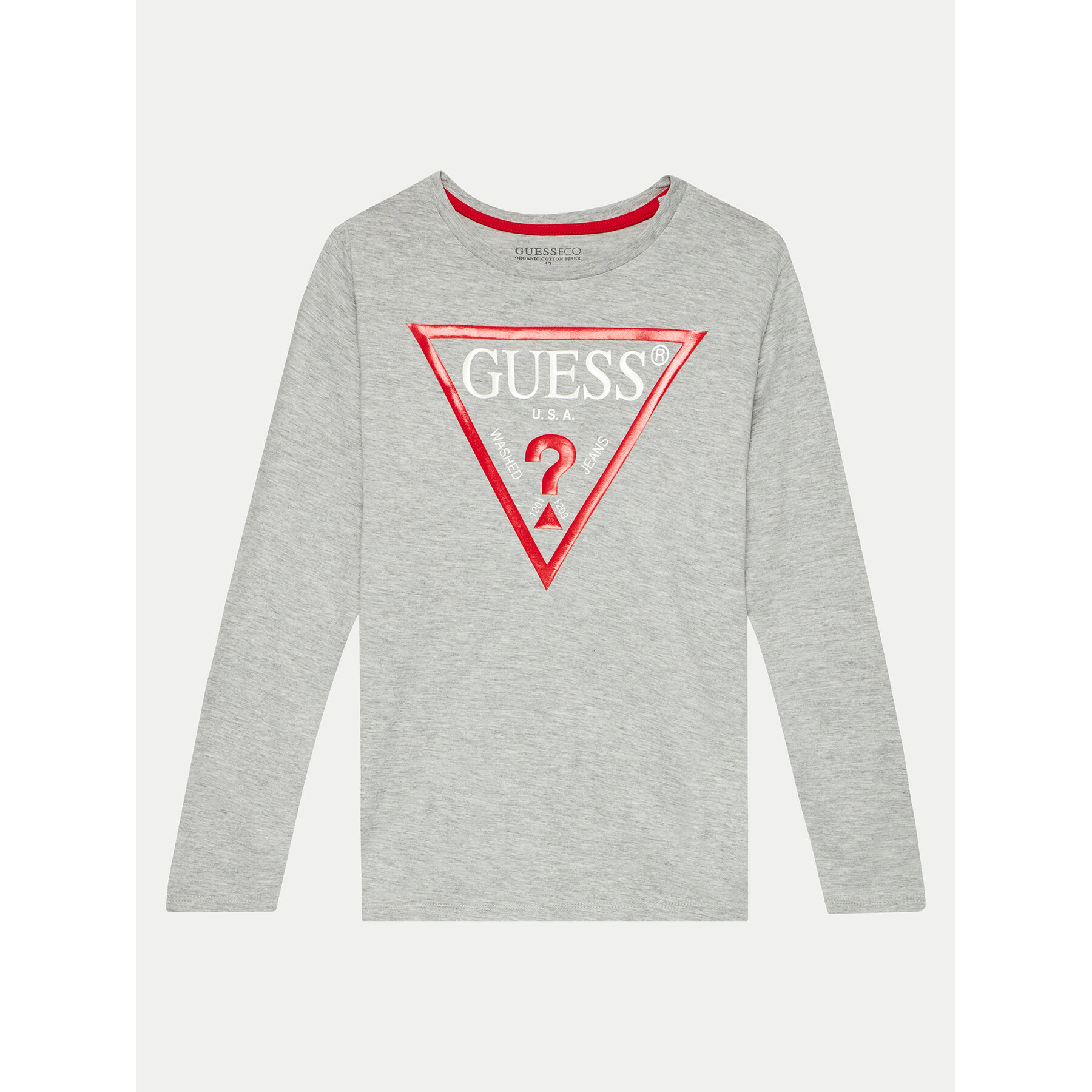 Guess Bluzka L84I29 K8HM0 Szary Regular Fit