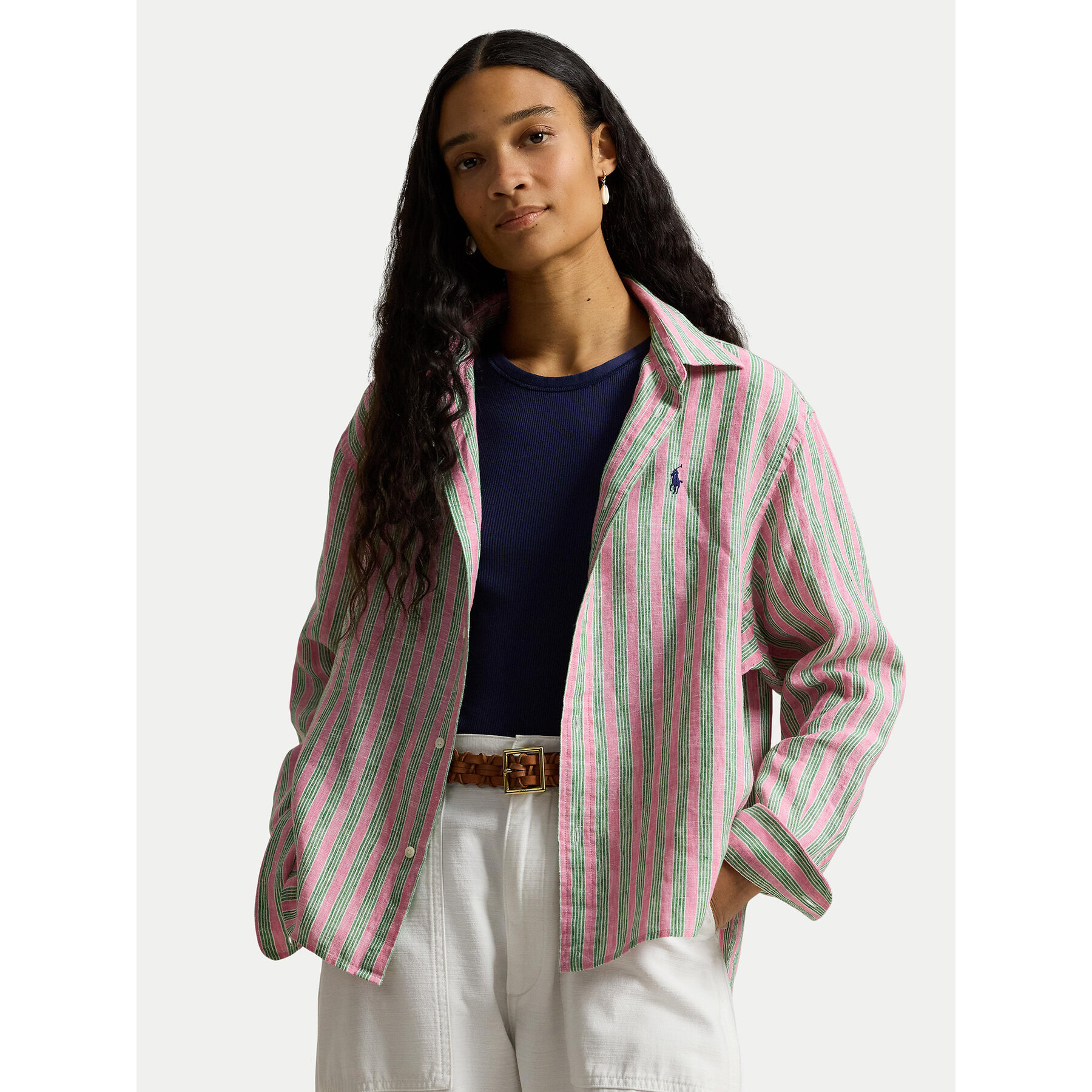 Polo Ralph Lauren Koszula 211935130501 Bordowy Relaxed Fit