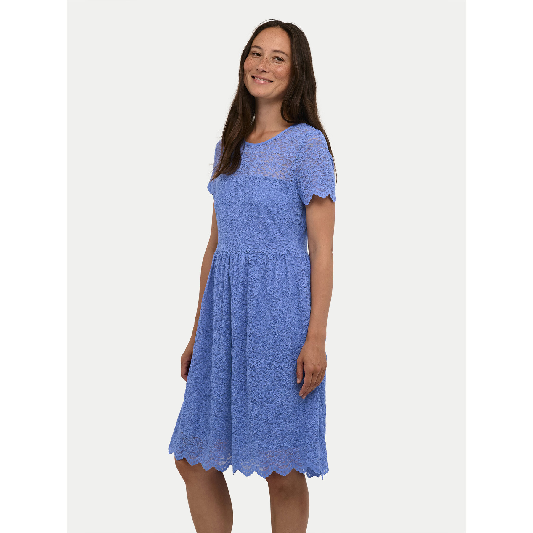 Kaffe Sukienka letnia Karen 10508535 Niebieski Regular Fit