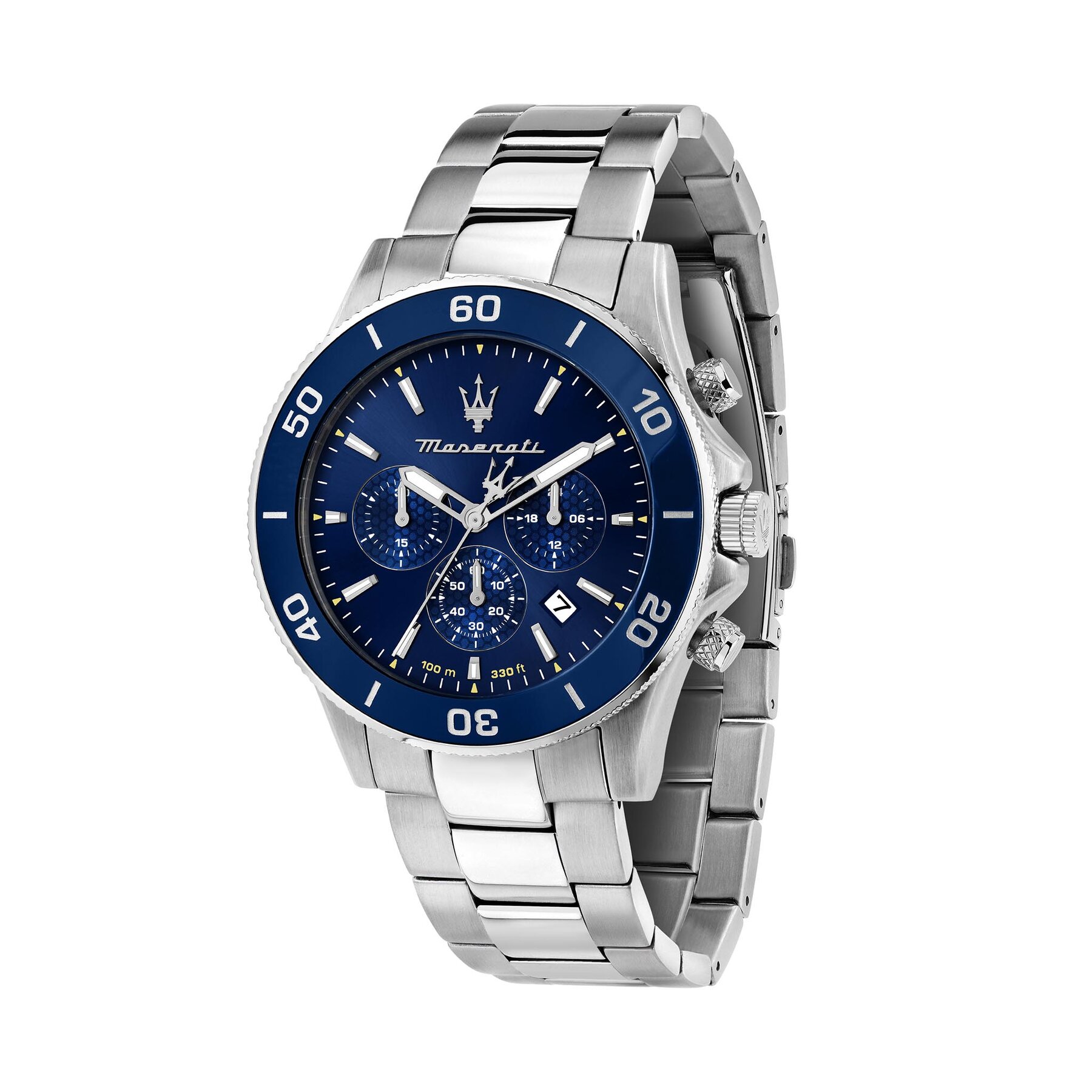 Maserati Zegarek Competizione Diver R8873600002 Srebrny
