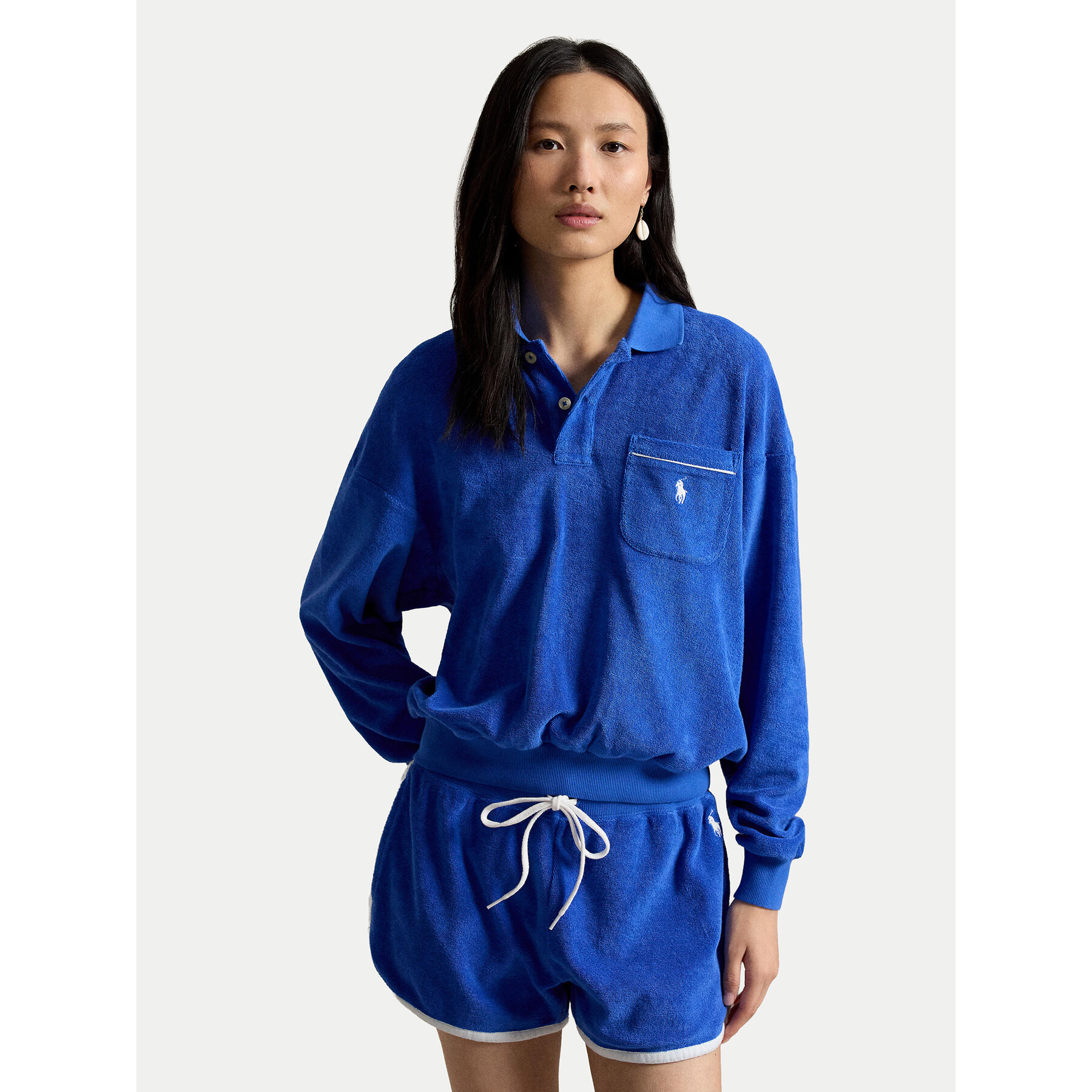 Polo Ralph Lauren Bluza 211A12737001 Niebieski Relaxed Fit