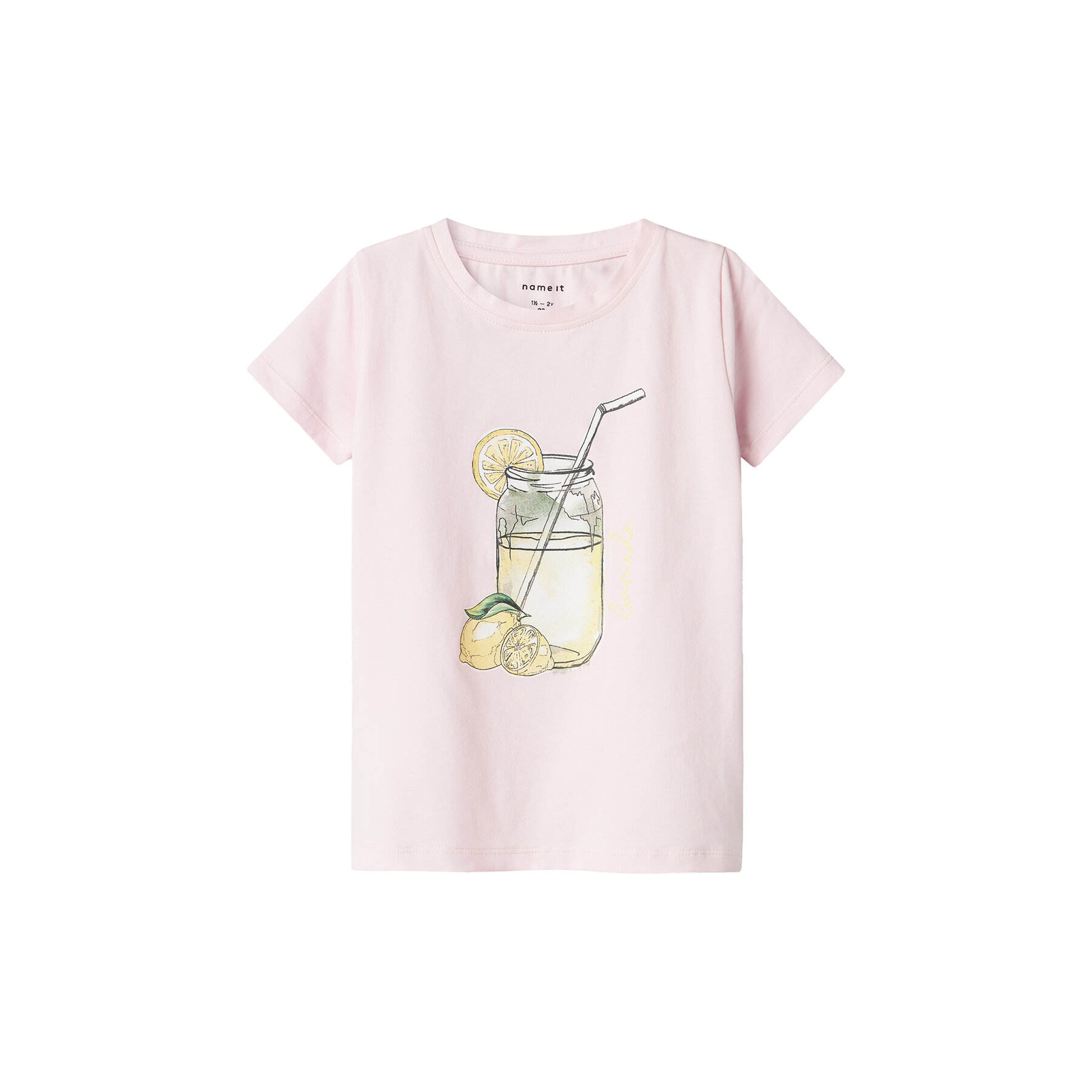 NAME IT T-Shirt Foji 13241048 Różowy Standard Fit