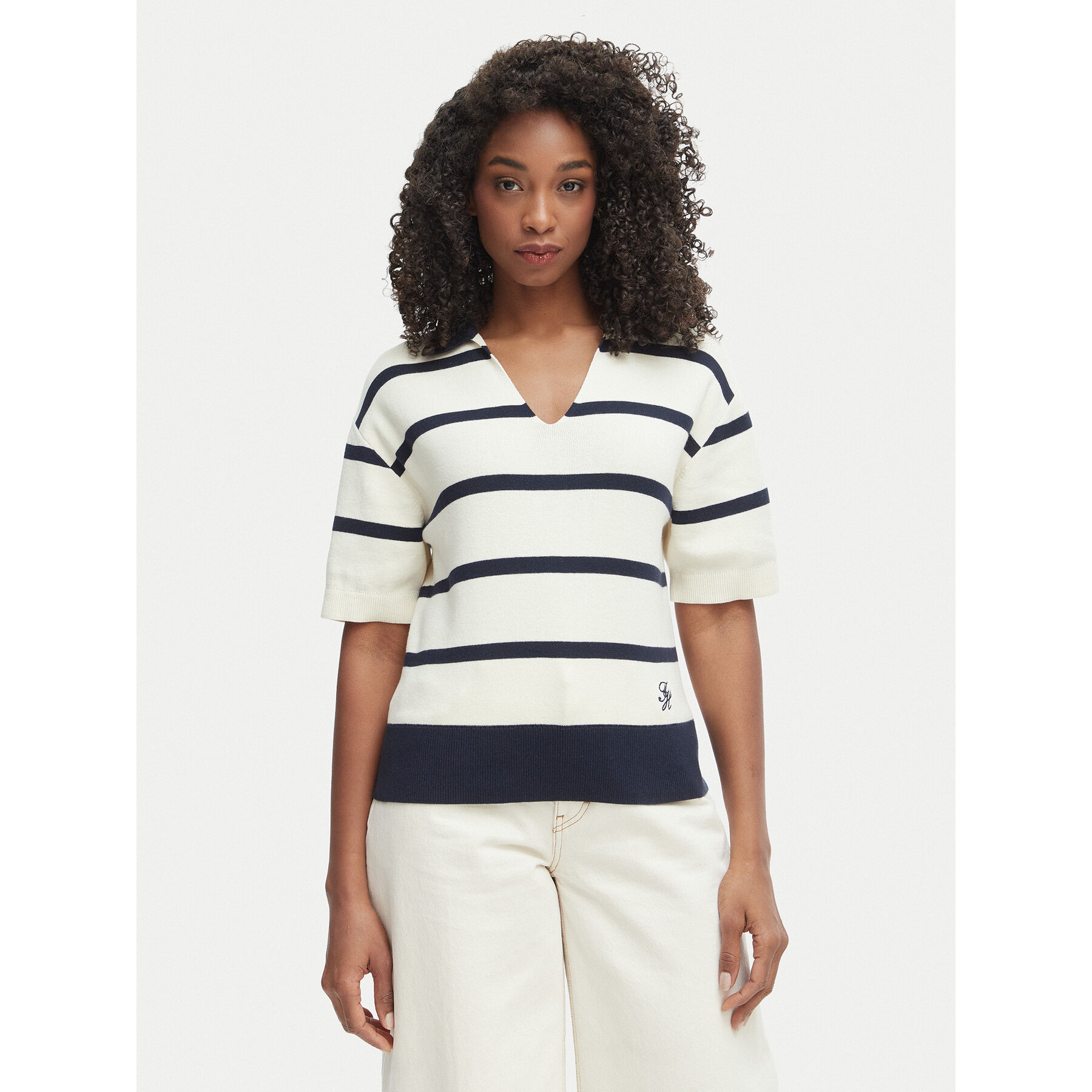 Tommy Hilfiger Sweter WW0WW45400 Beżowy Regular Fit