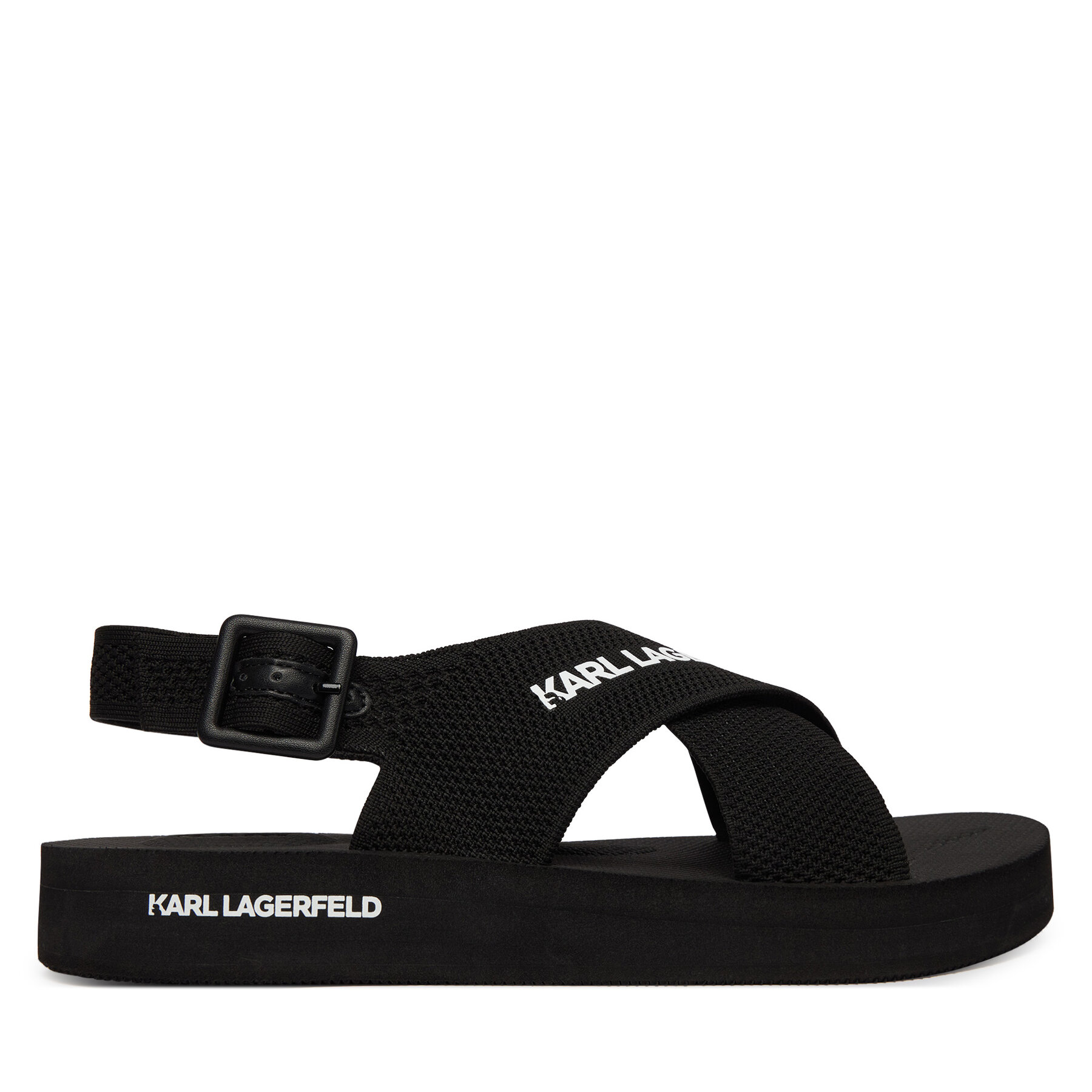 KARL LAGERFELD Sandały Atlantik KL70526 Czarny