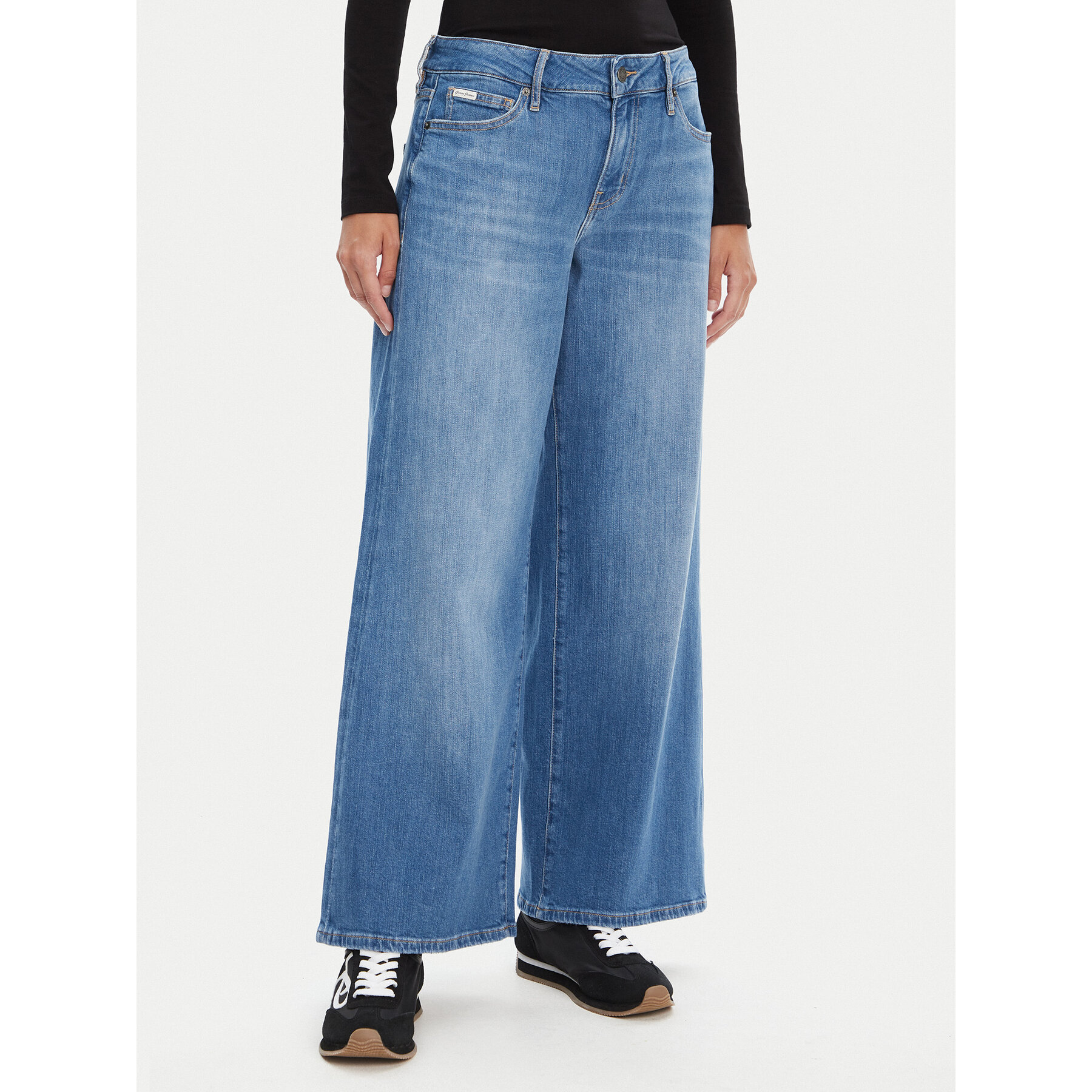 Guess Jeans Jeansy W5YA0O D0022 Niebieski Regular Fit
