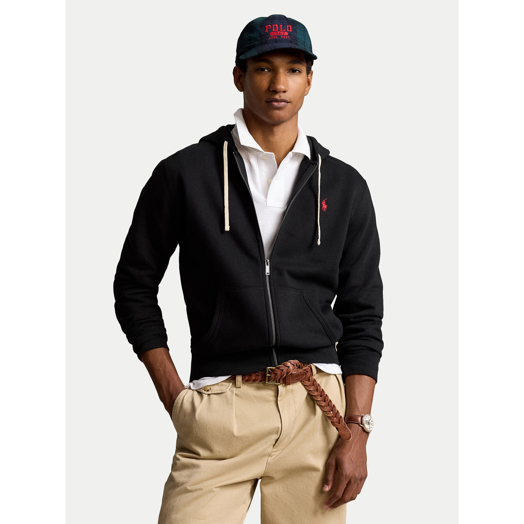 Polo Ralph Lauren Bluza Fleece 710813297001 Czarny Regular Fit