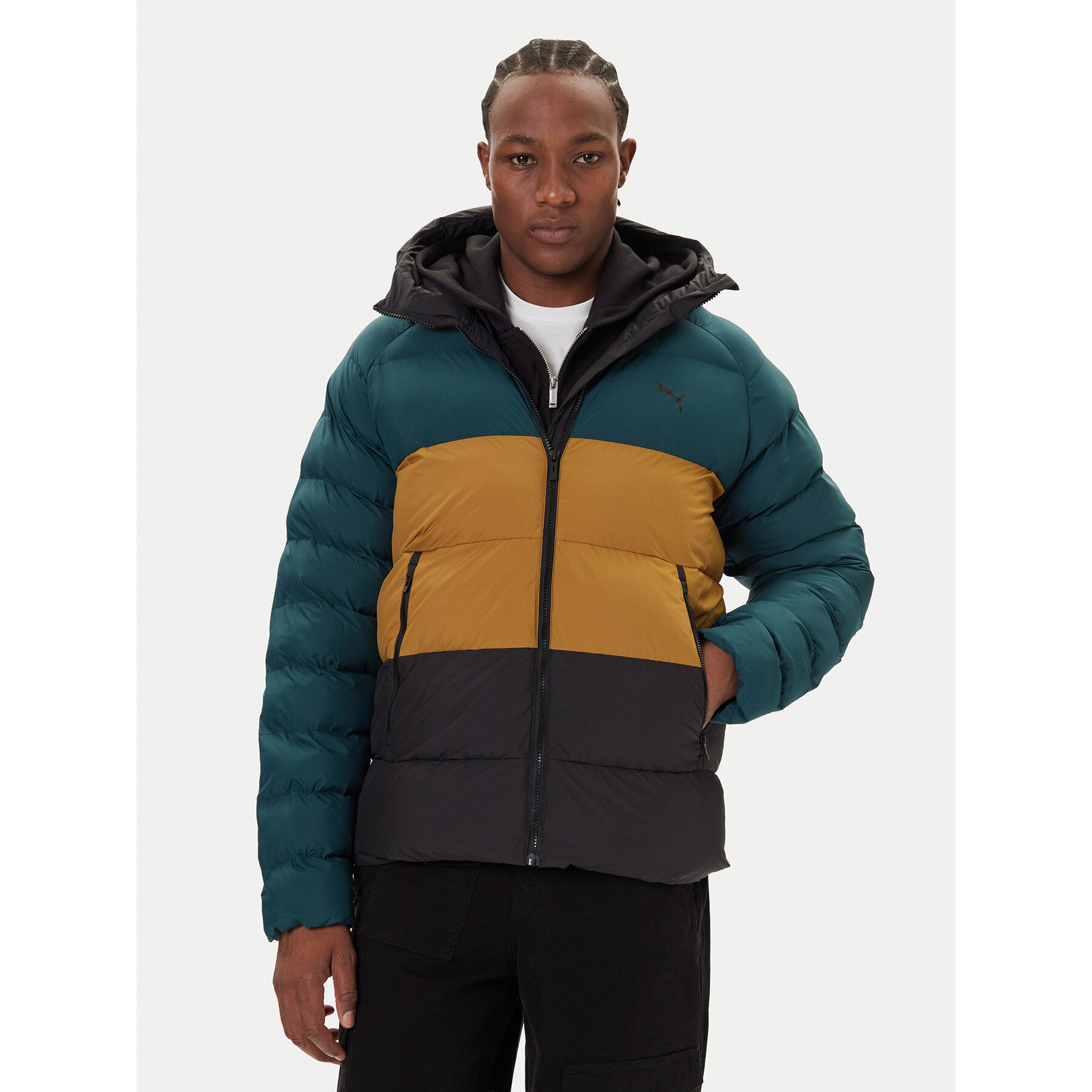 Puma Kurtka zimowa Mono 688367 75 Zielony Regular Fit