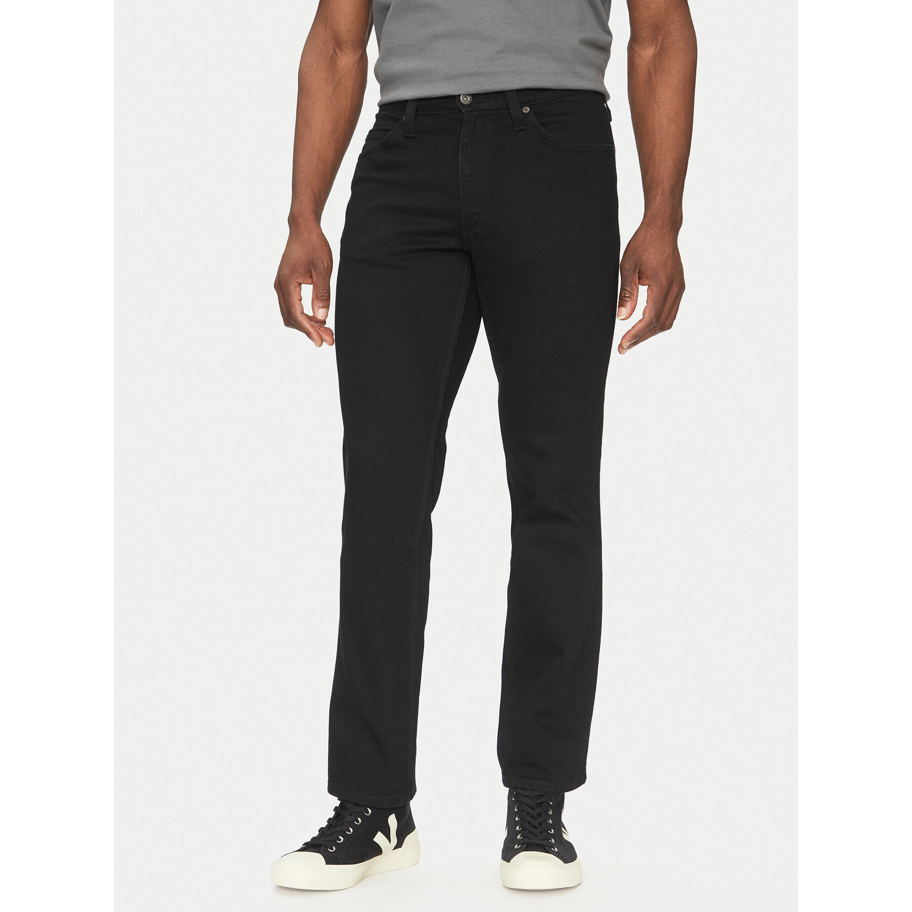 Mustang Jeansy Tramper 1006741 Czarny Straight Fit