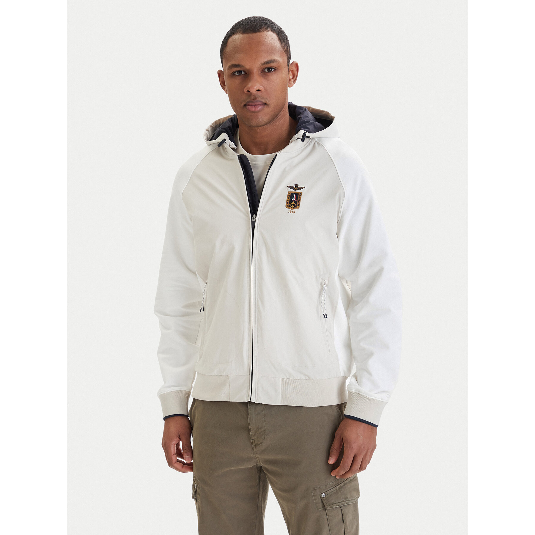 Aeronautica Militare Kurtka przejściowa 261AF0519UCT04291 Beżowy Regular Fit